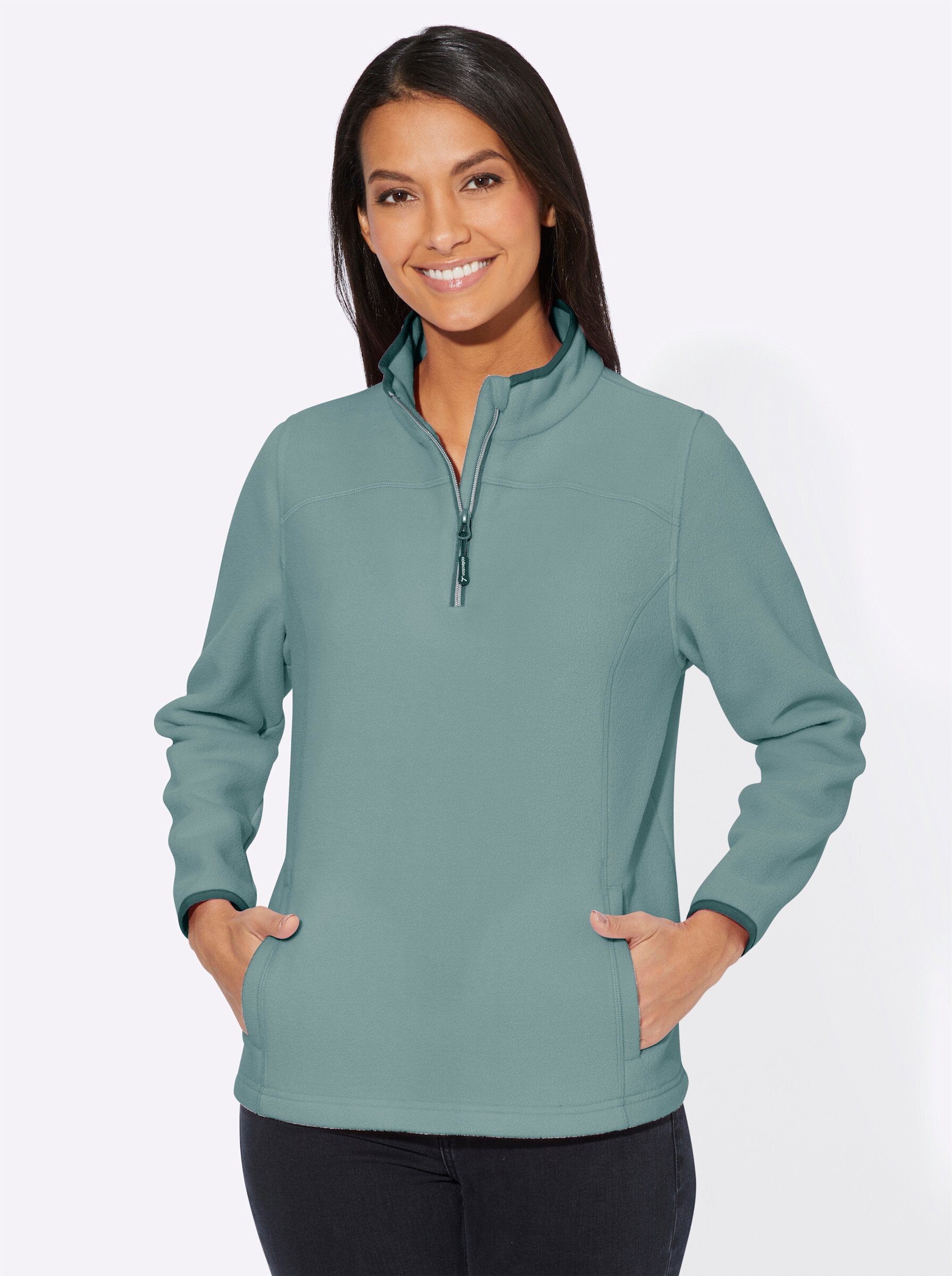 Witt Fleeceshirt Fleeceshirt Länge ca. 66 günstig online kaufen