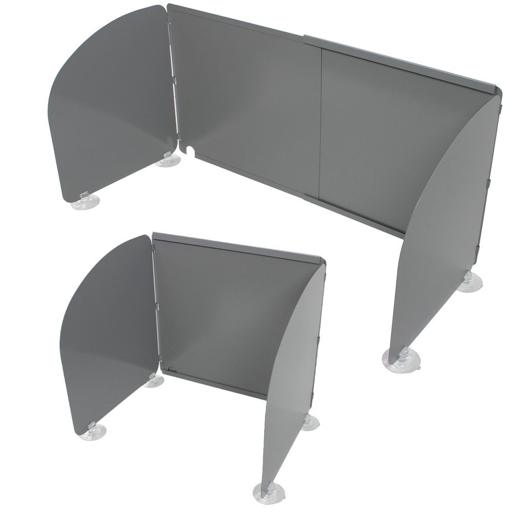 Frilight Grill-Windschutz Metall Windschutz Spritzschutz Gaskocher Gas Kochfeld Wohnmobil Boot