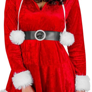 dressforfun Engel-Kostüm Frauenkostüm Mrs. Santa Claus