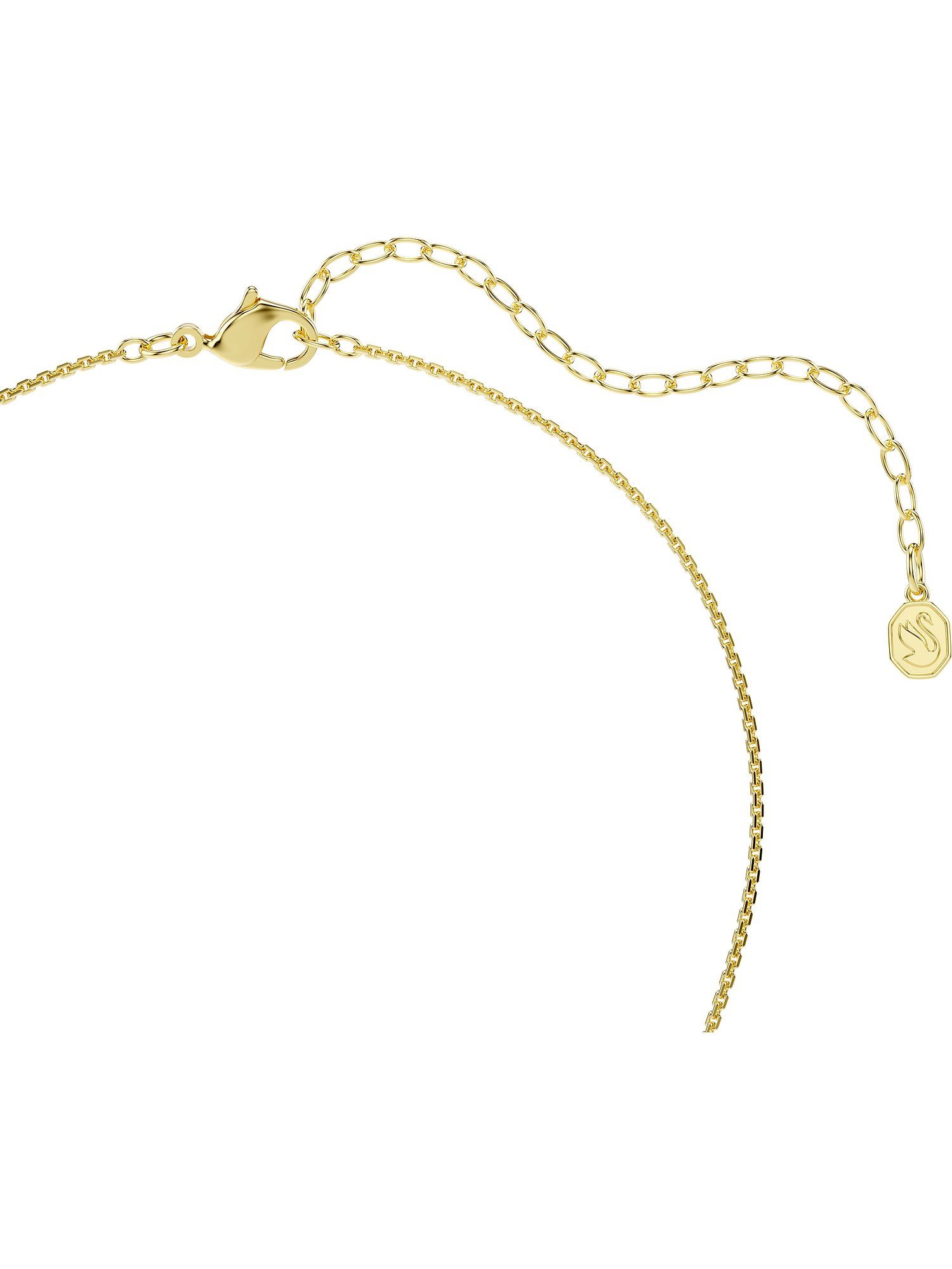 Swarovski Collier Swarovski Unisex-Kette Metall 1 Swarovski-Kristall günstig online kaufen