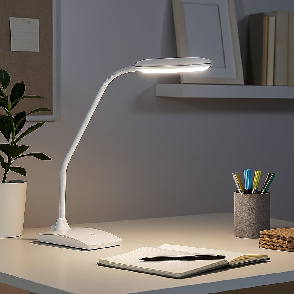 FISCHER & HONSEL Schreibtischlampe, LED-Leuchtmittel fest verbaut, Warmweiß günstig online kaufen