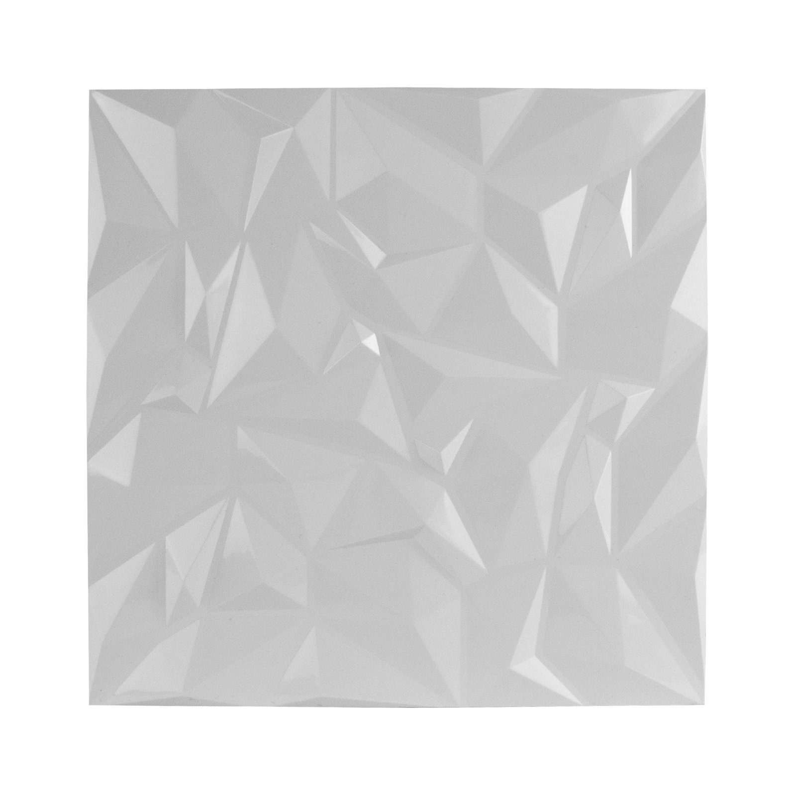 VONLIS Deckenventilator Deckenventilator Badlüfter Wohnraumlüfter Diamant Panel weiß Ø 100 mm, Standard