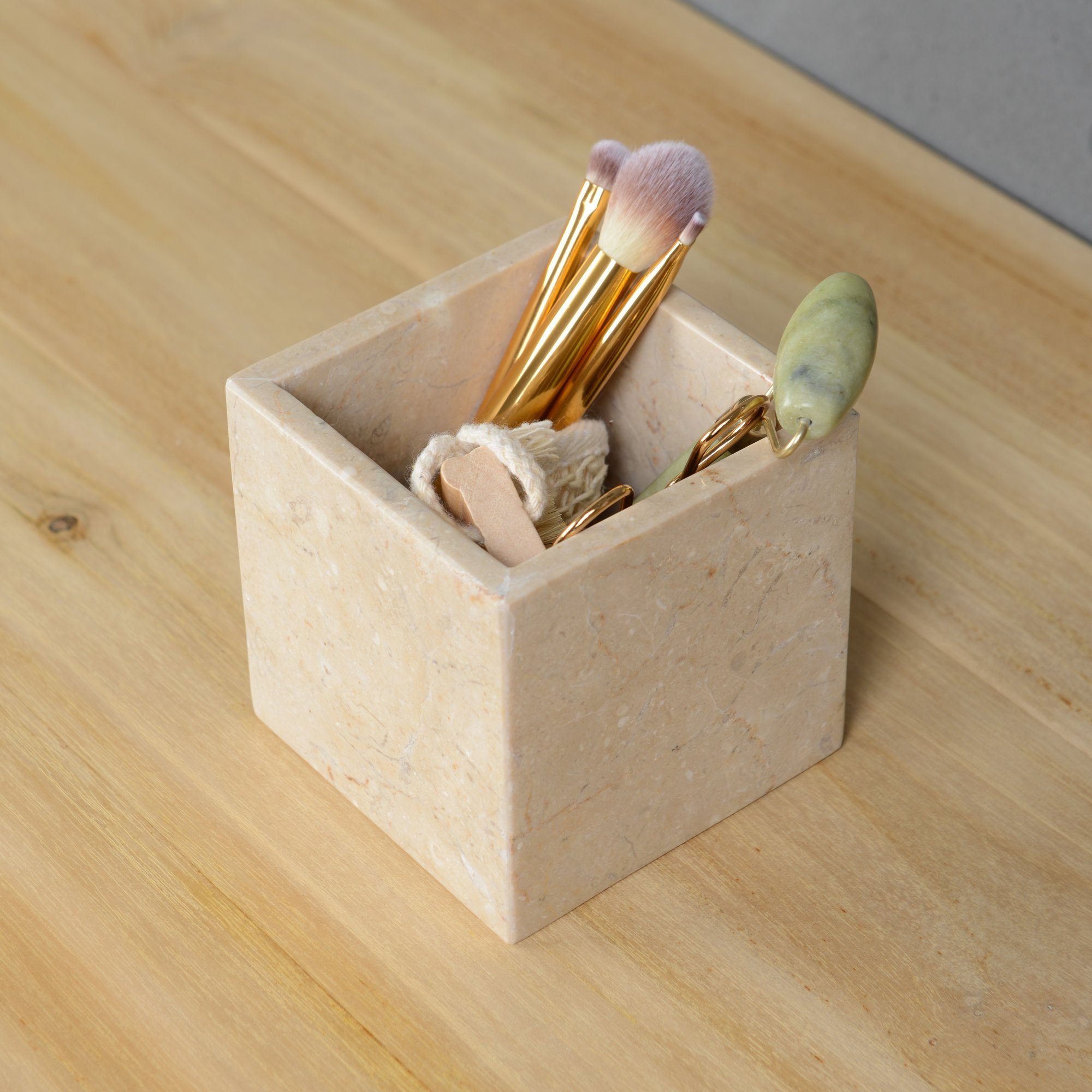 wohnfreuden Aufbewahrungsbox Marmor Kosmetik Box creme günstig online kaufen