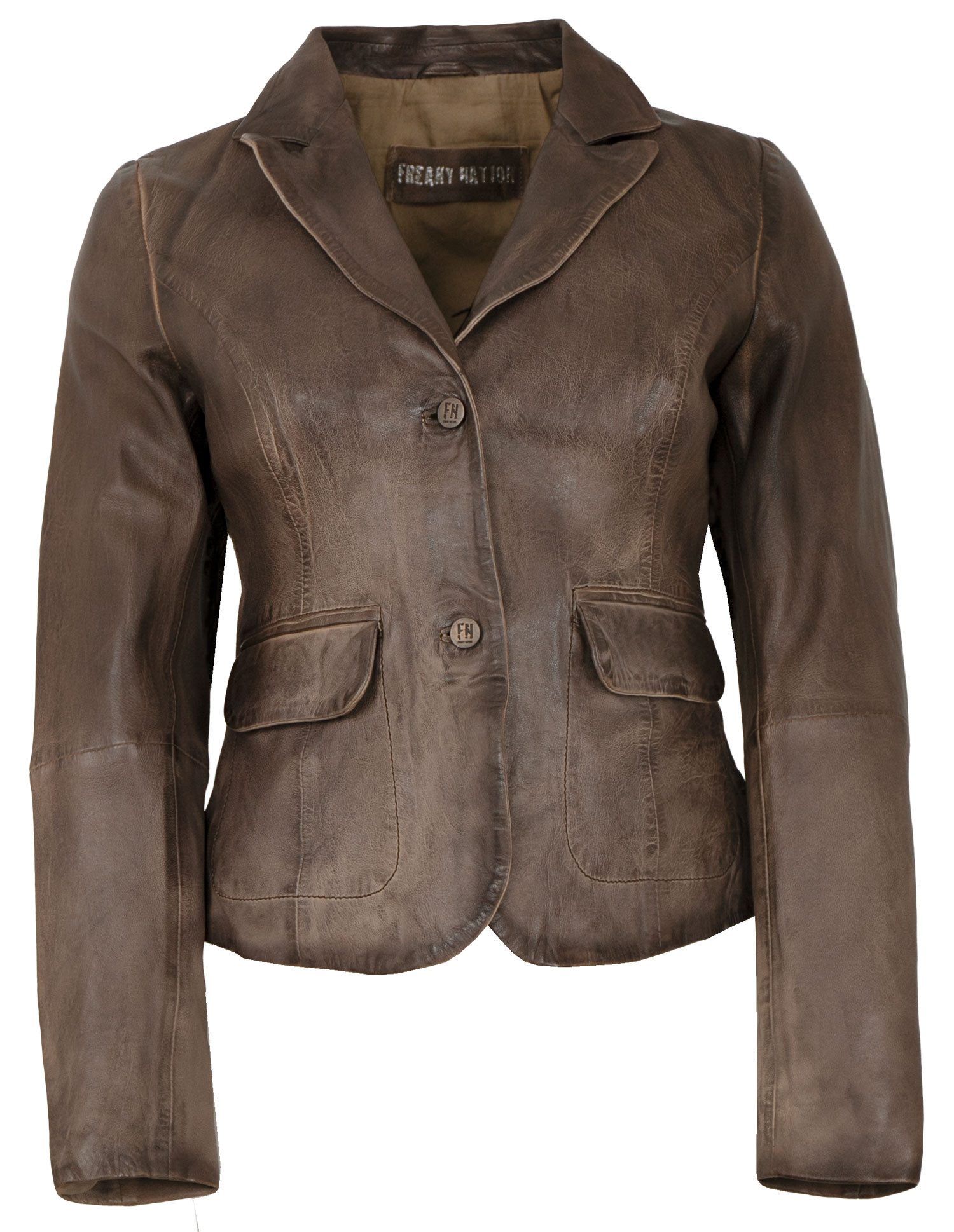 Lederjacke Look here-FN
