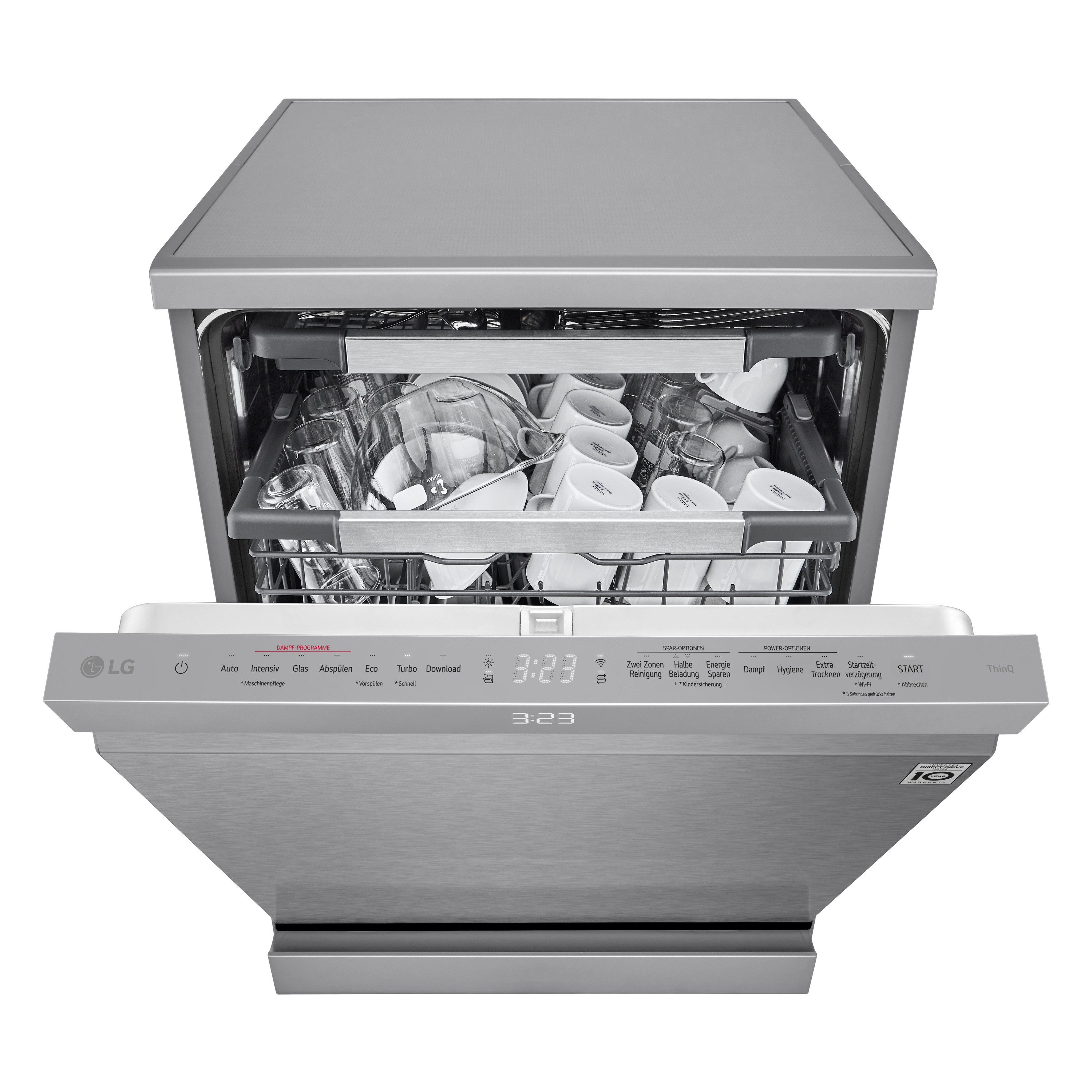 LG vollintegrierbarer Geschirrspüler DB597TXS, 14 Maßgedecke