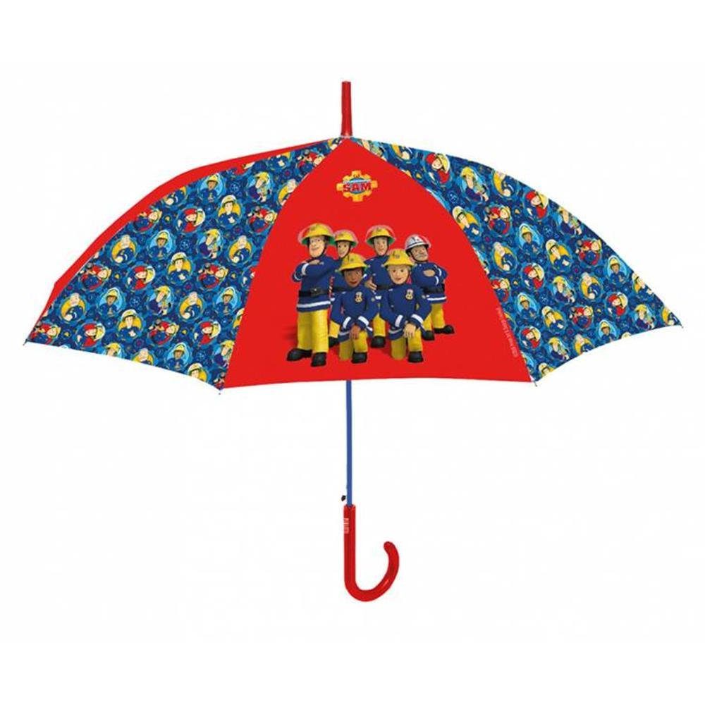 Mädchen Jungen und Motiv Kinderregenschirm Stockregenschirm p:os Sam, für Feuerwehrmann