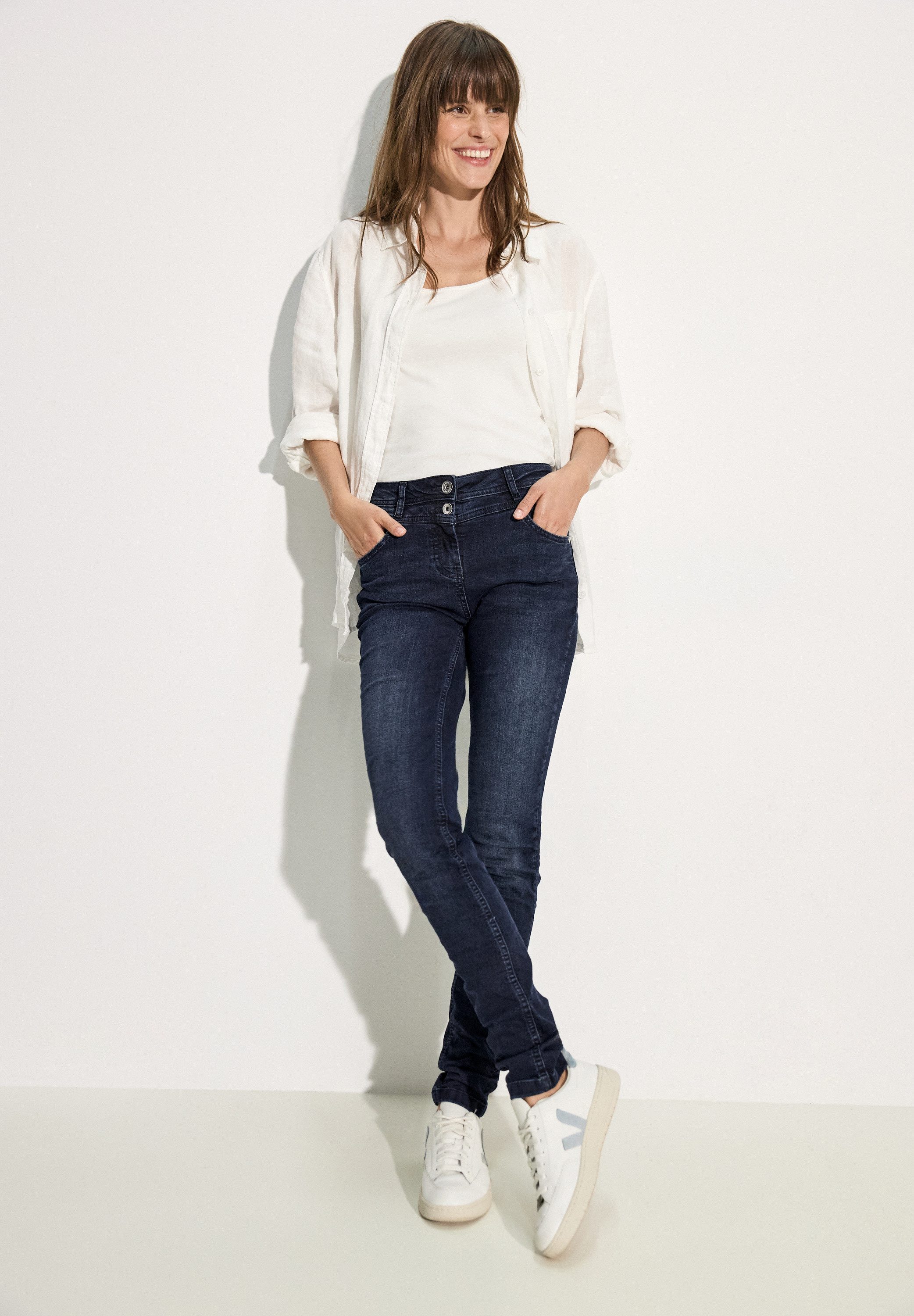 CECIL Slim-fit-Jeans Style Vicky im Five-Pocket Style