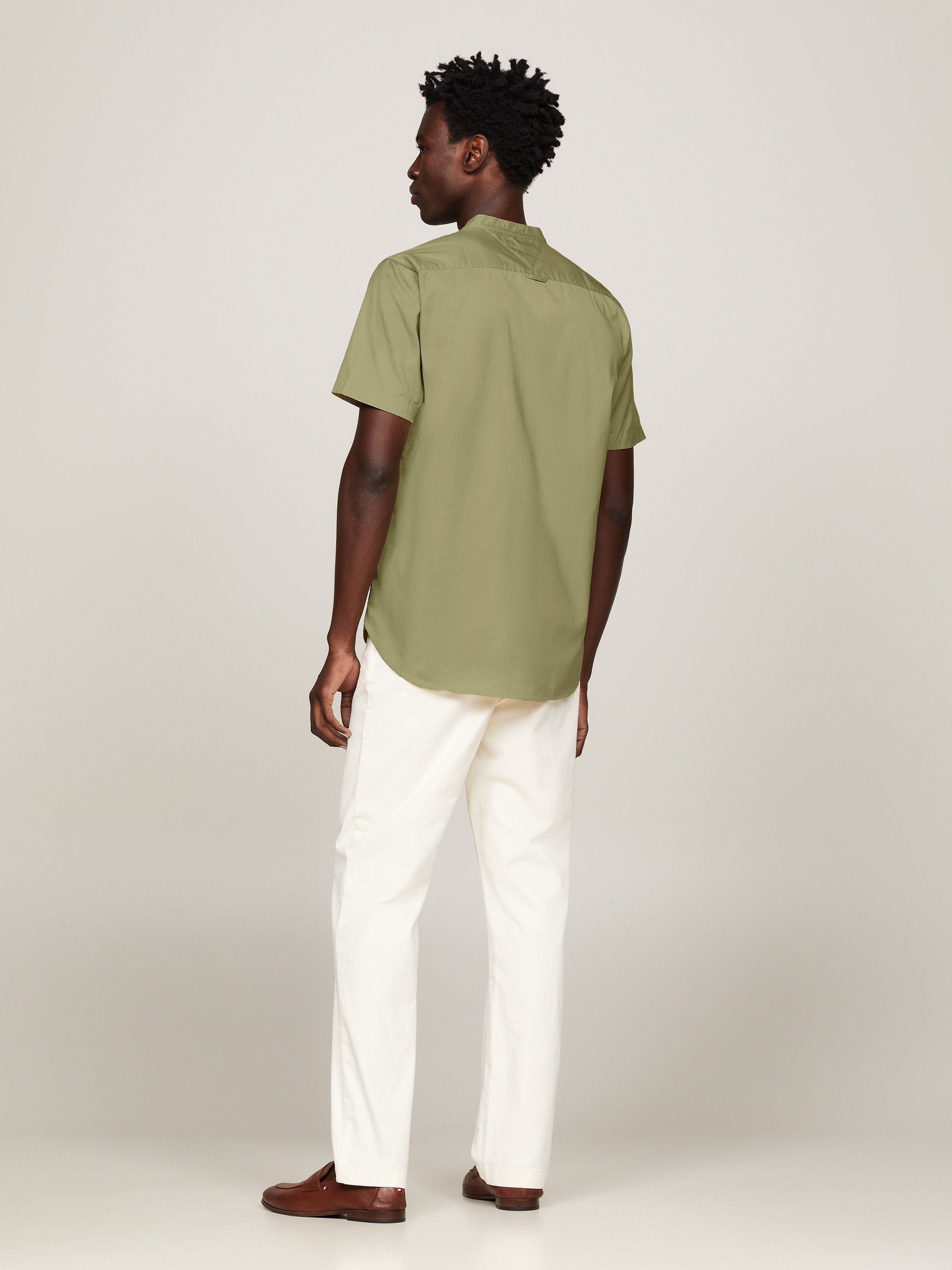 Tommy Hilfiger Kurzarmhemd FLEX POPLIN MAO günstig online kaufen