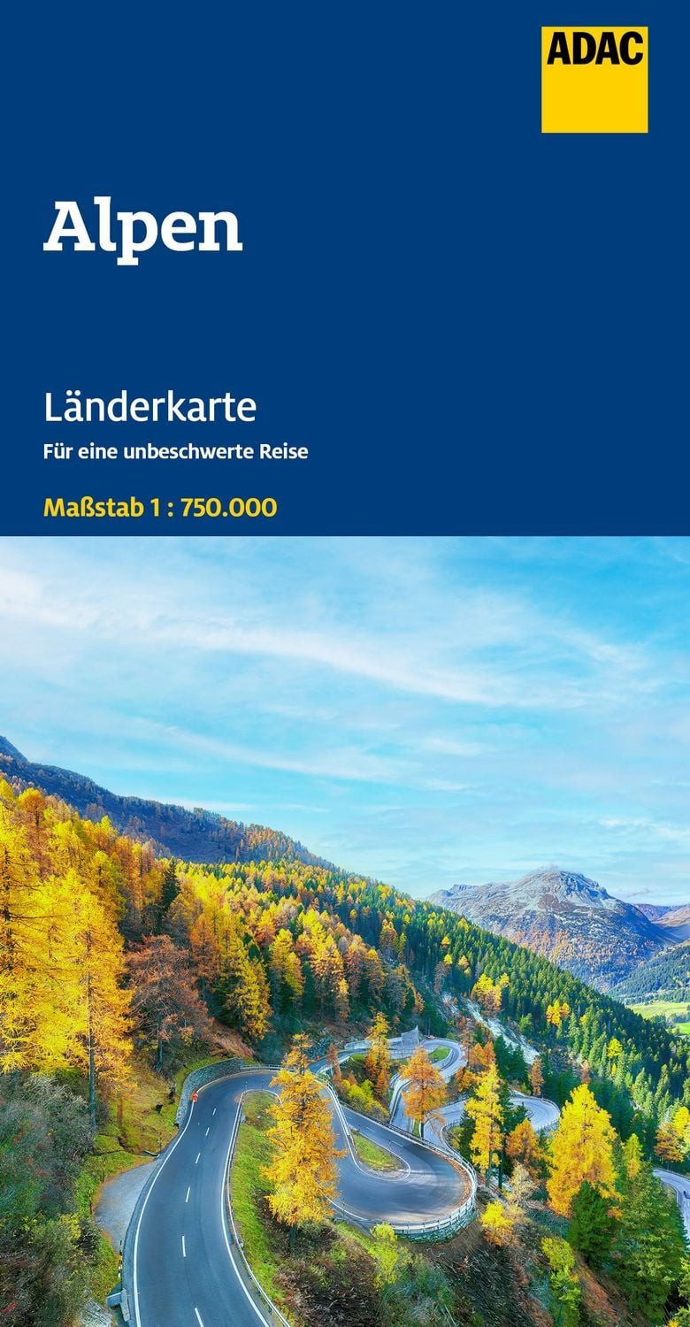 ADAC Länderkarte Alpen 1:750.000 / diverse