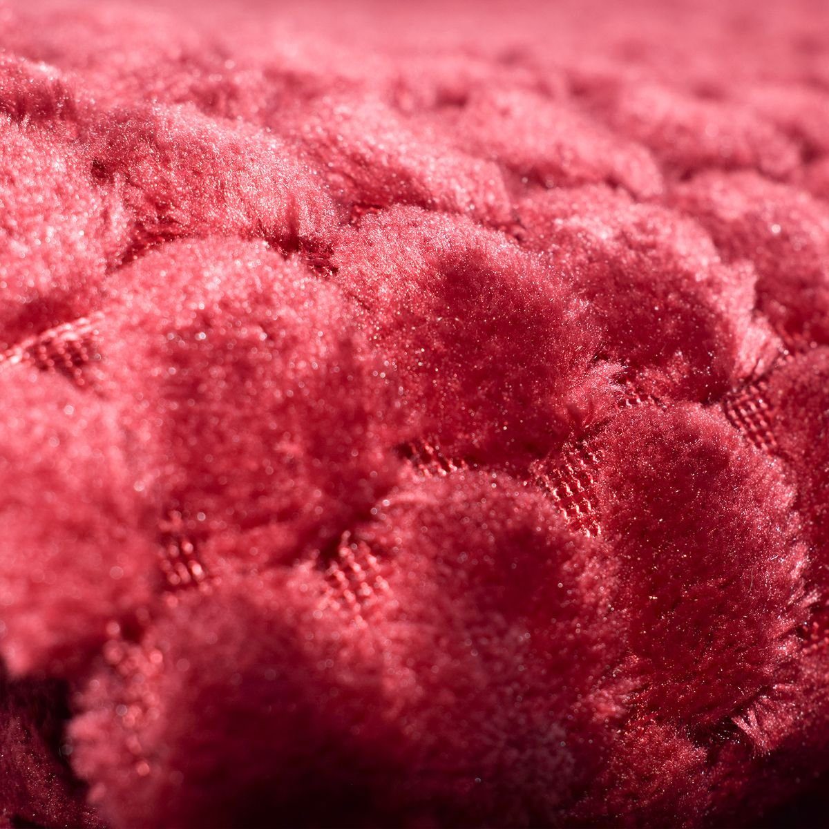 Wohndecke Couchdecke mit gepunktetem Design 150 x 200 cm Wohndecke mit Tupfen, Marabellas Shop, Popcorn-Design