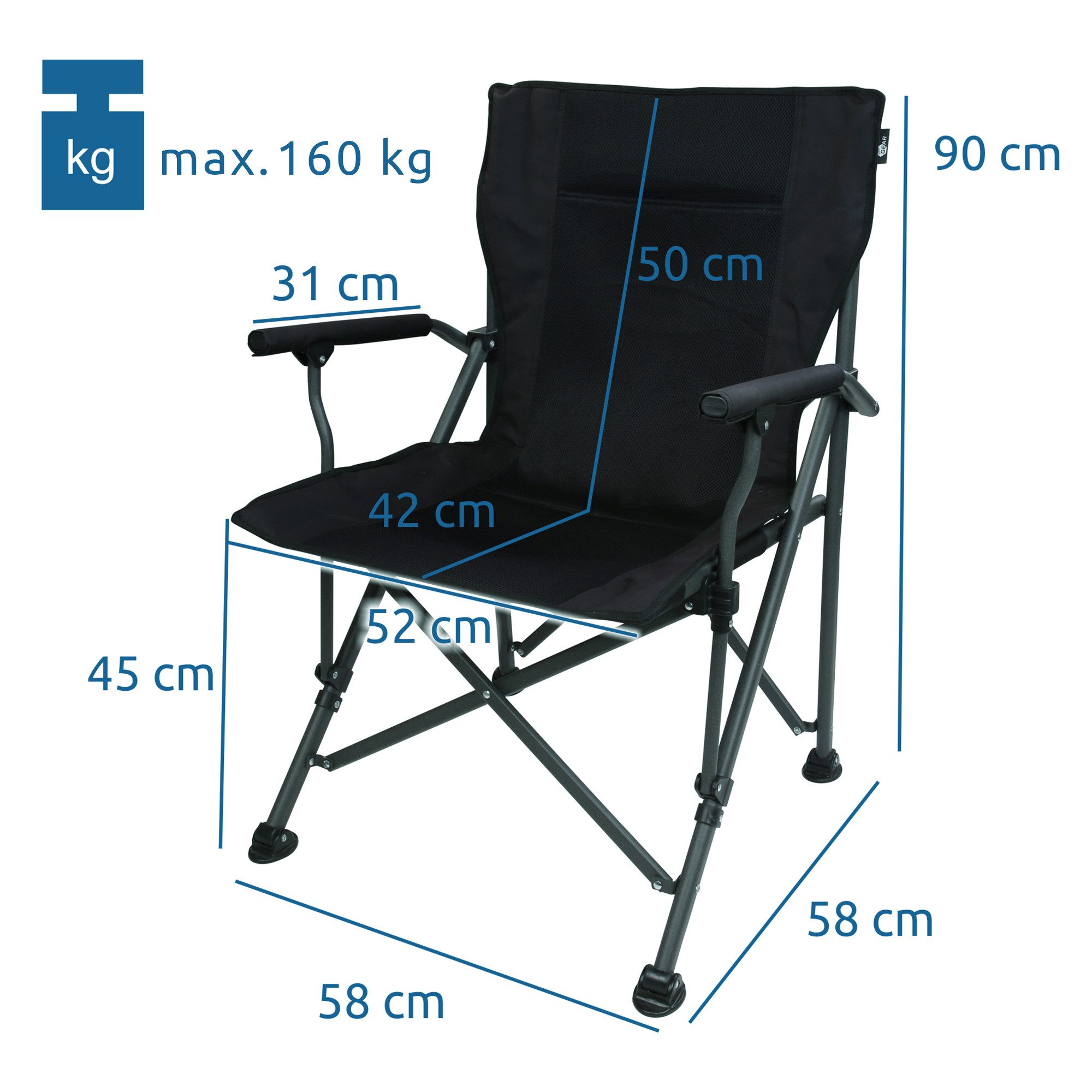 yourGEAR Faltstuhl your GEAR Campingstuhl Pesaro günstig online kaufen