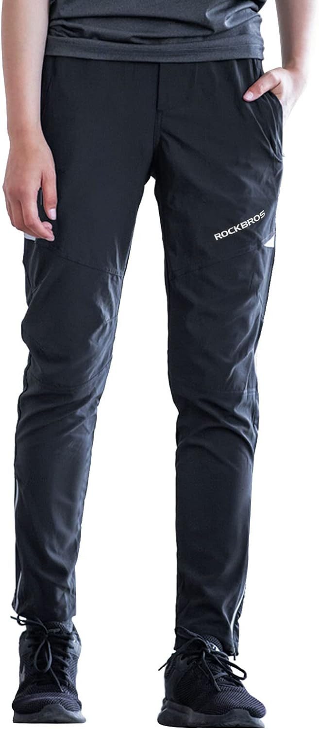ROCKBROS Fahrradhose Herren, Atmungsaktiv Lang Radlerhose Laufhose für Outdoor-Sports M-4XL Aktualisiert