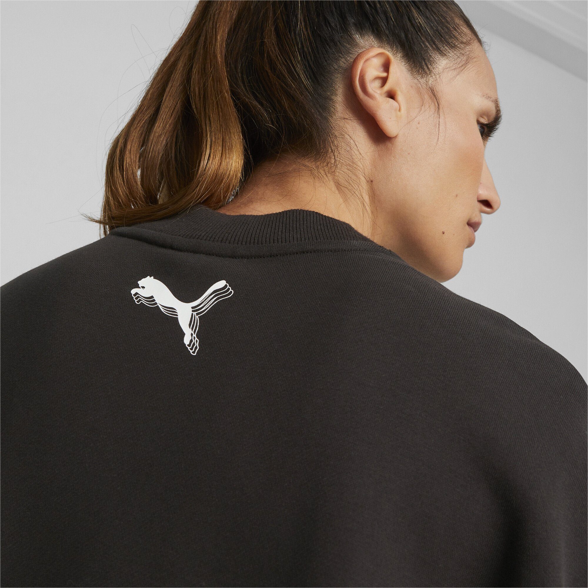 PUMA Trainingspullover Standard Gold Damen Basketball Sweatshirt
