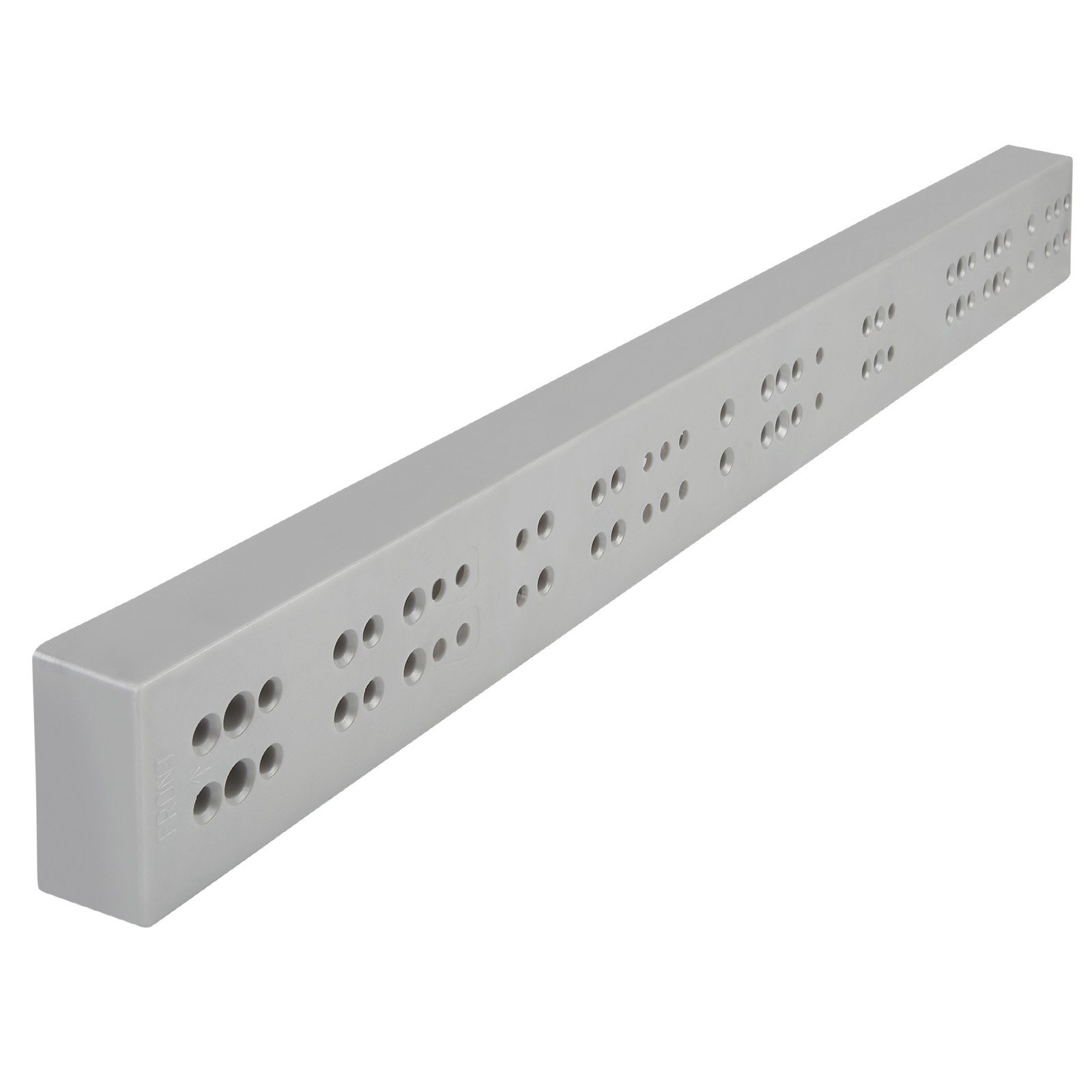 SO-TECH® Schubkasten Distanzleiste für Schubkastenführungen (BxHxT) 25x50x486 mm (1 St), silbergrau, für Innenauszug