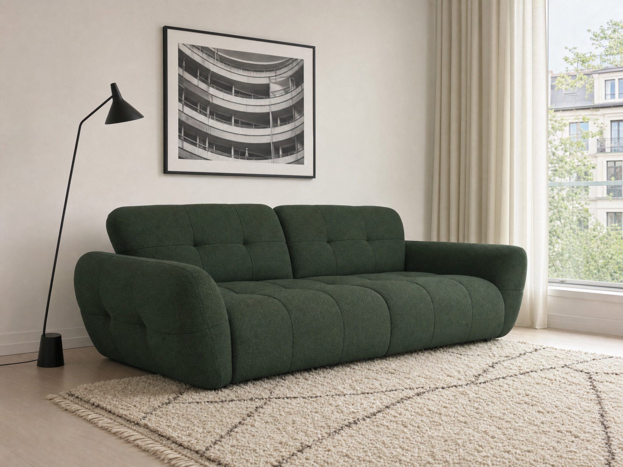 foamnova Big-Sofa Vannes, Lounge-Sofa, B: 272cm, XXL Sofa, auch als Dauerschläfer nutzbar