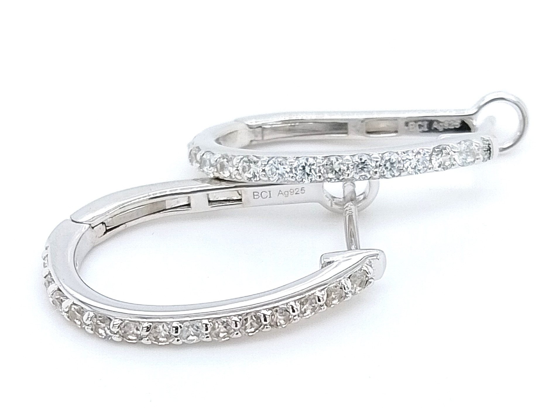 Sogni d'oro Paar Creolen mit Zirkon, Silber 925 günstig online kaufen