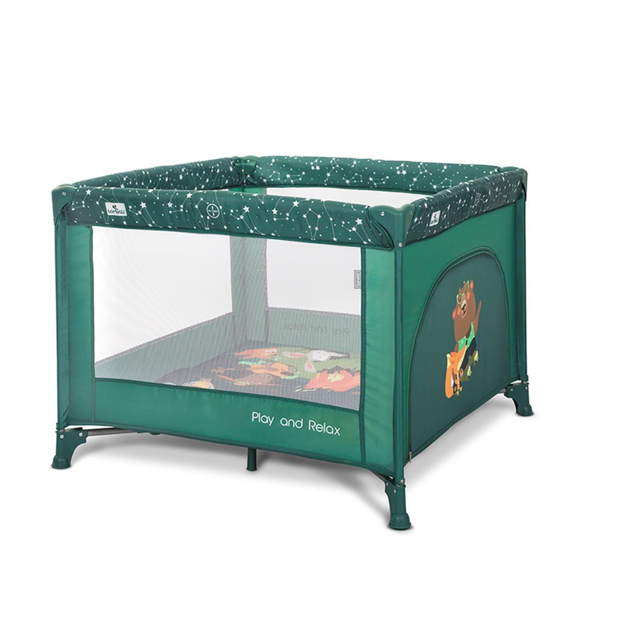 Lorelli Laufstall Reiselaufstall Play`n Relax, Matratze, Tragetasche, seitliche Öffnung