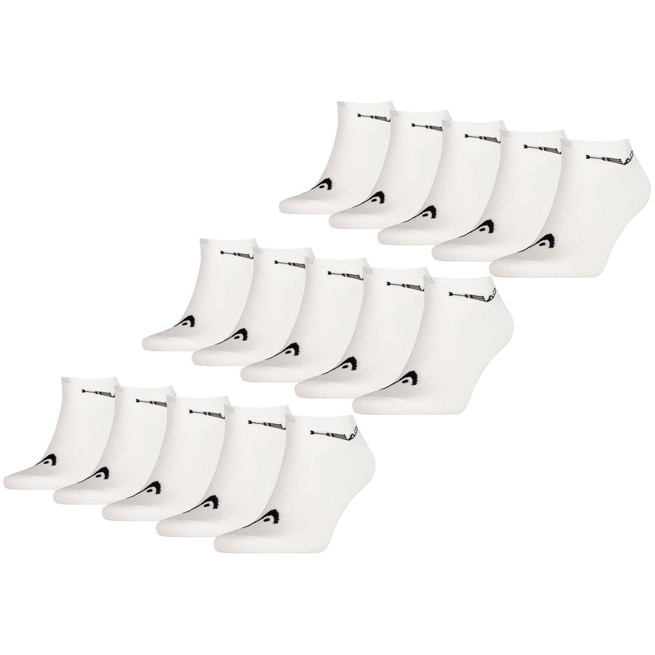 Head Sneakersocken SNEAKER UNISEX 15er Pack (15-Paar) 15 Paar White (300)