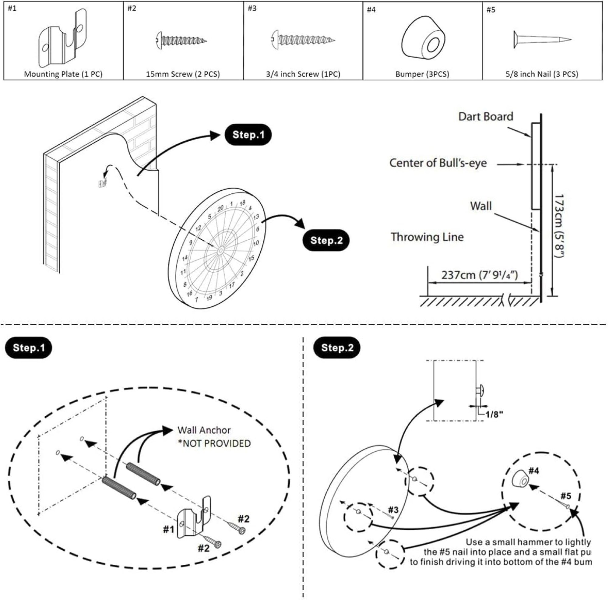 COFI 1453 Dartscheibe Dartscheibe Set mit 6/12 Dartpfeilen Metallspitze, (1-tlg)