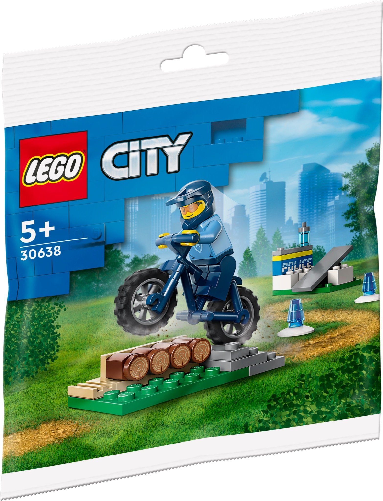 LEGO® Konstruktions-Spielset City Fahrradtraining der Polizei 30638