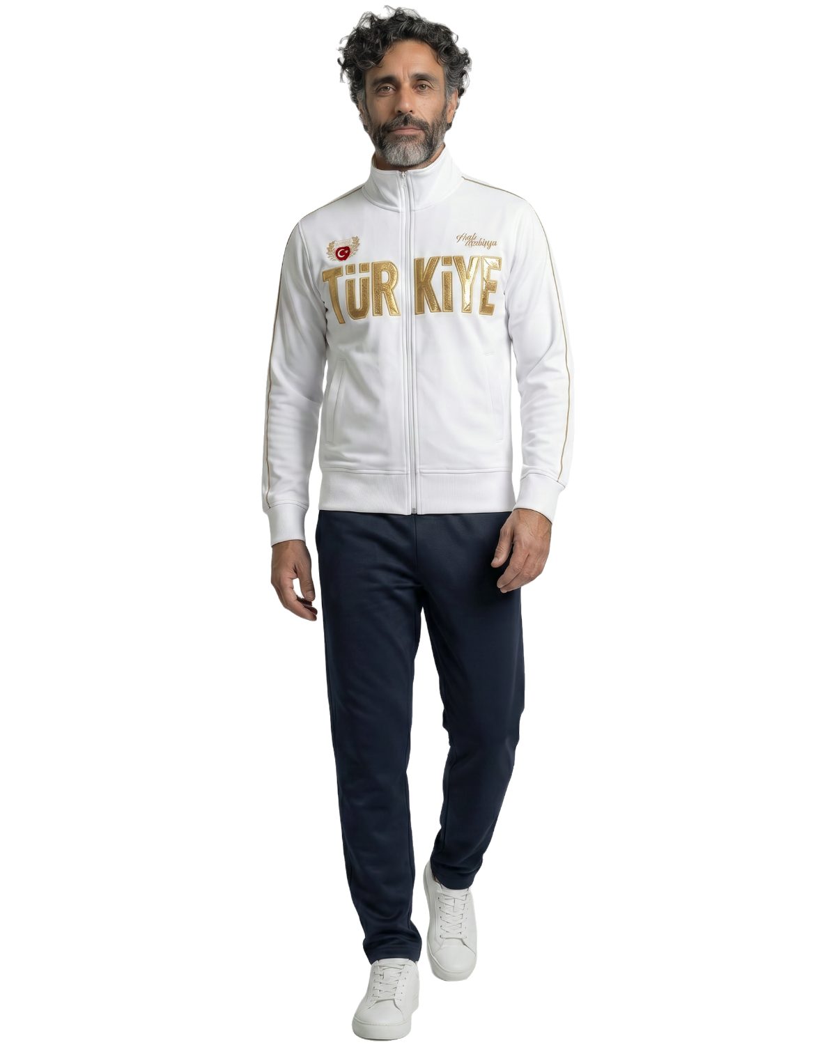 Psycho Urban Sweatjacke Fußballmode, mit aufwendigen Stickereien