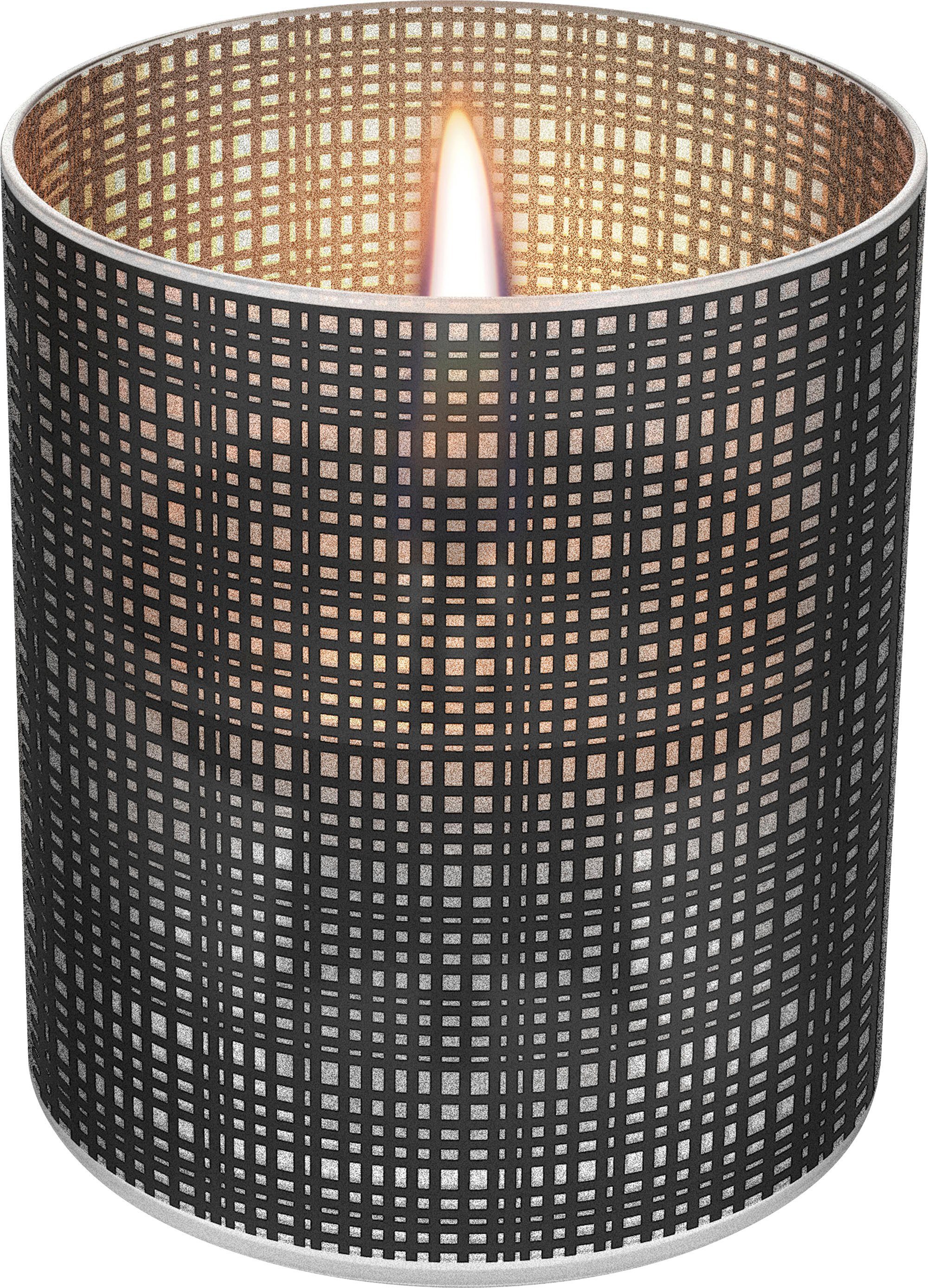 TENDERFLAME Стіл-камін Lilly, sandgestrahlt, mit Glasumfassung