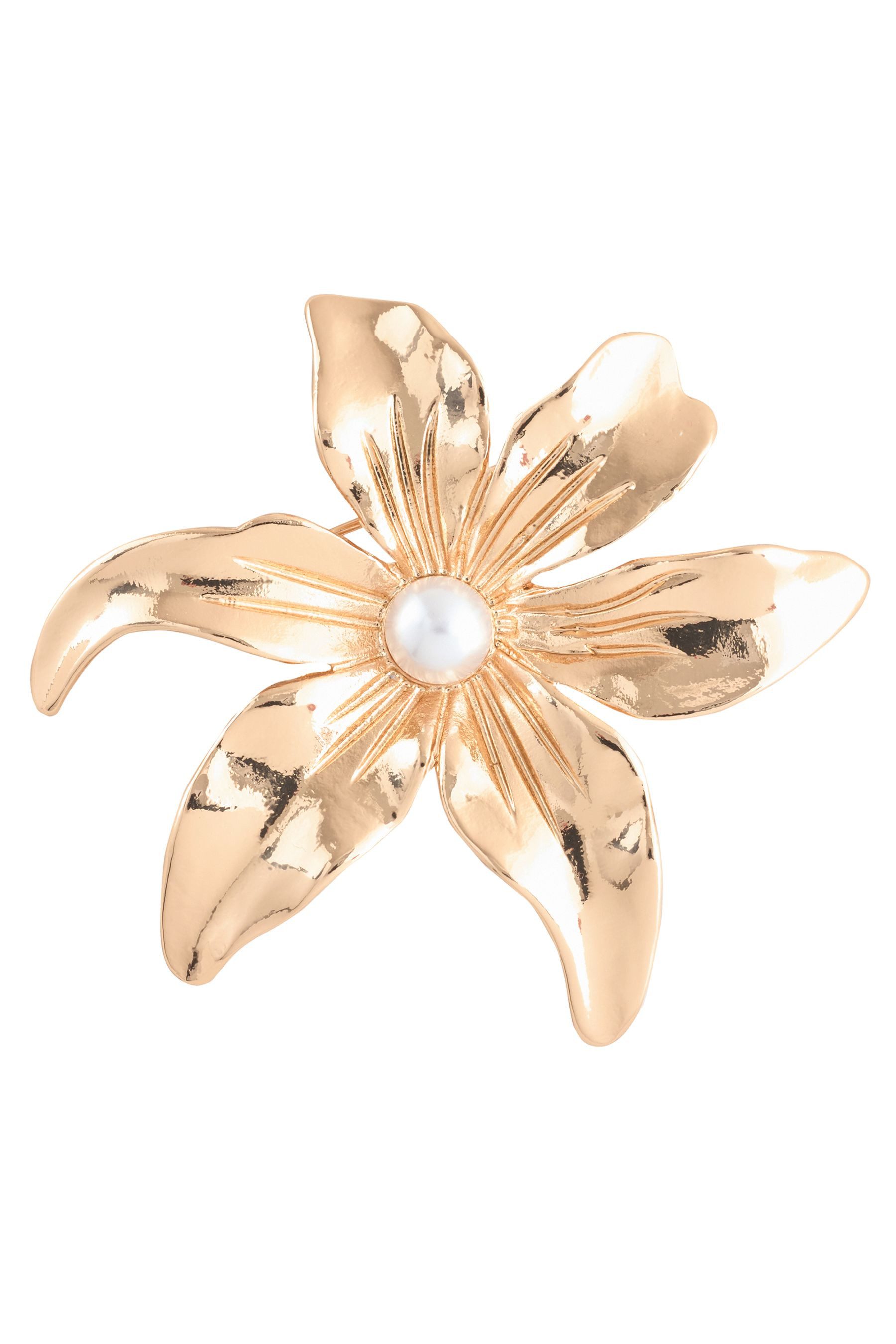 Brosche Brosche mit Blumendesign
