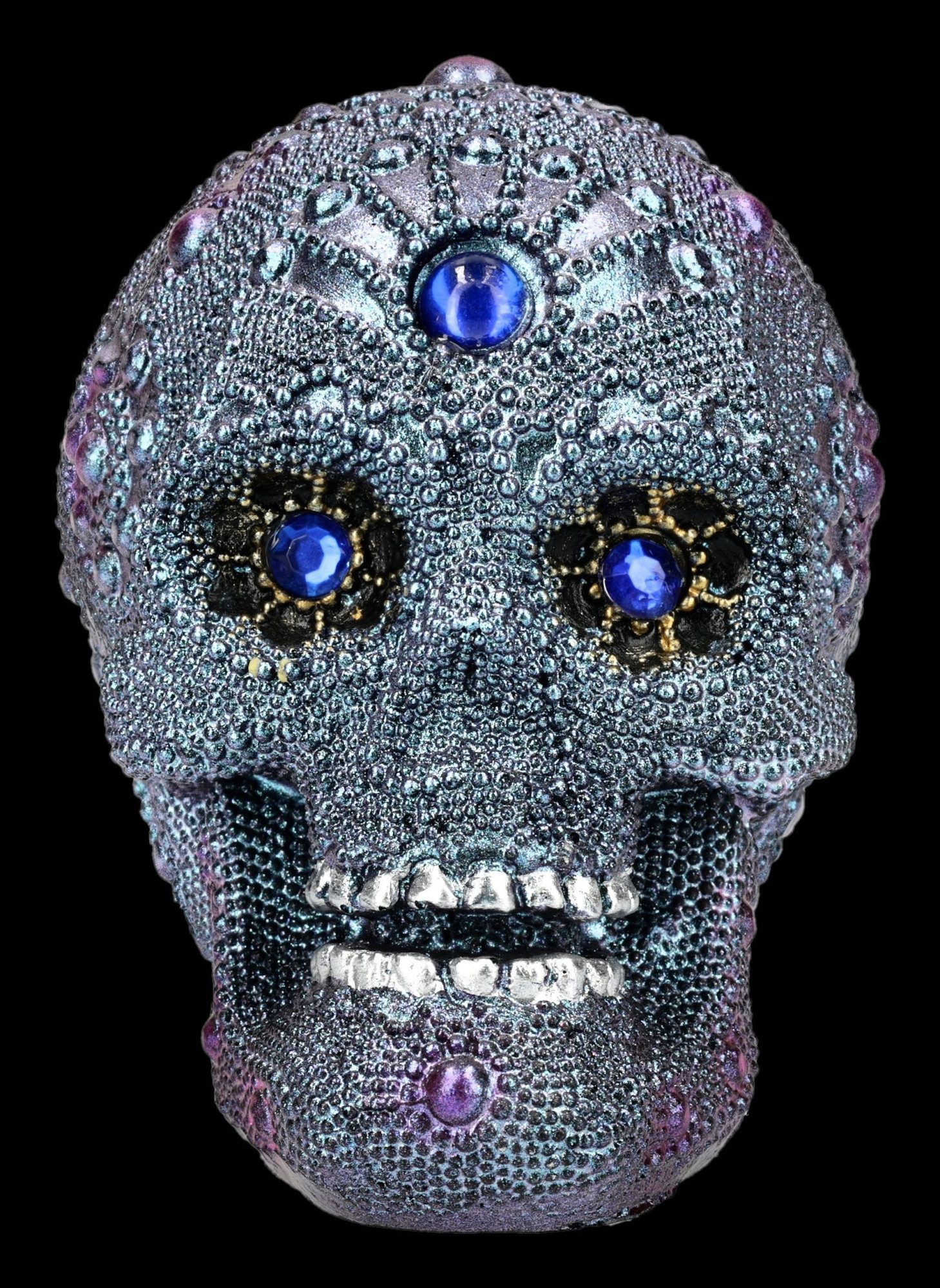 Figuren Shop GmbH Dekofigur Totenkopf Figur – Mini Schädel Statue Bejewelle günstig online kaufen