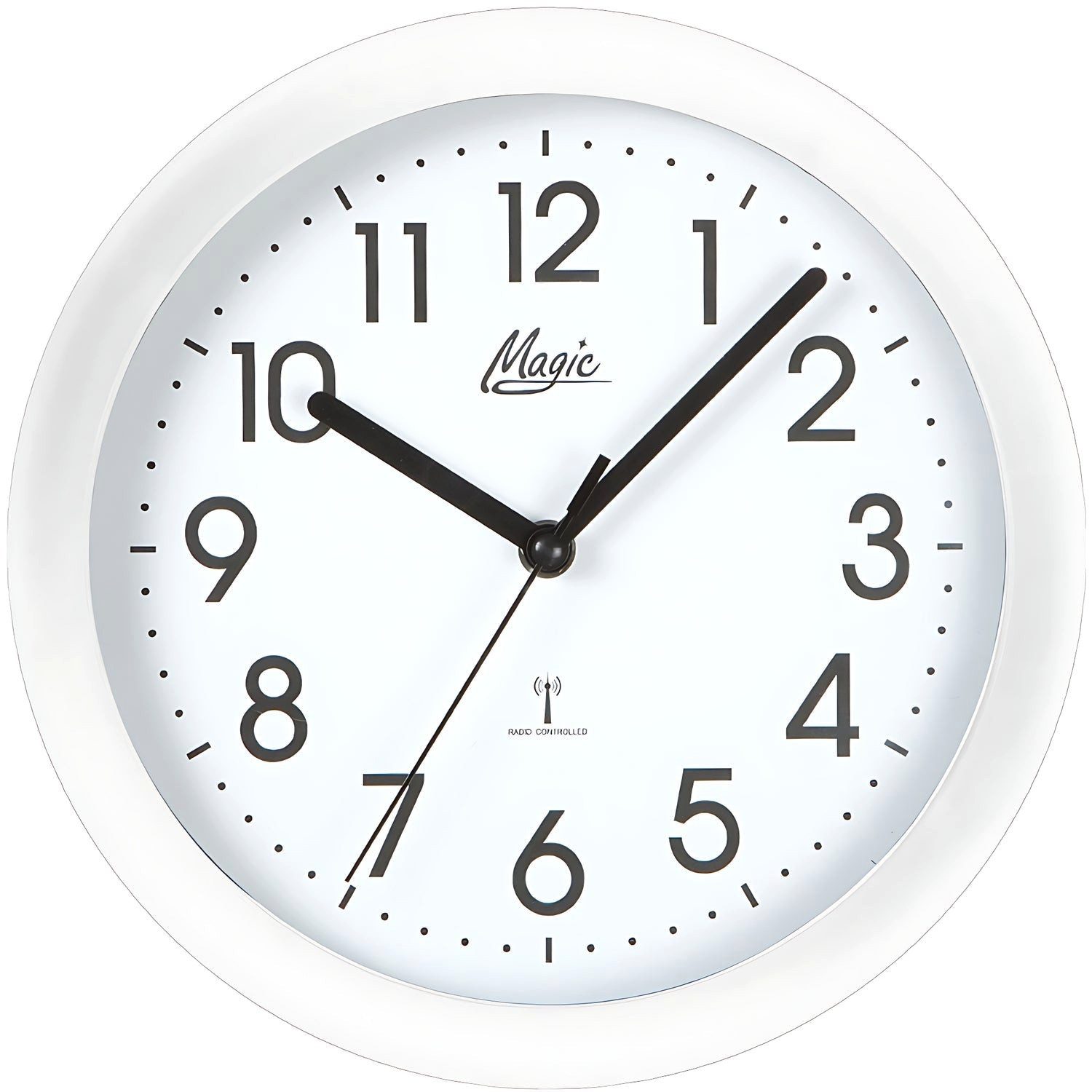 Atlanta Wanduhr M moderne Funkwanduhr Durchmesser: 25 cm - Atlanta Modell: 4490/0