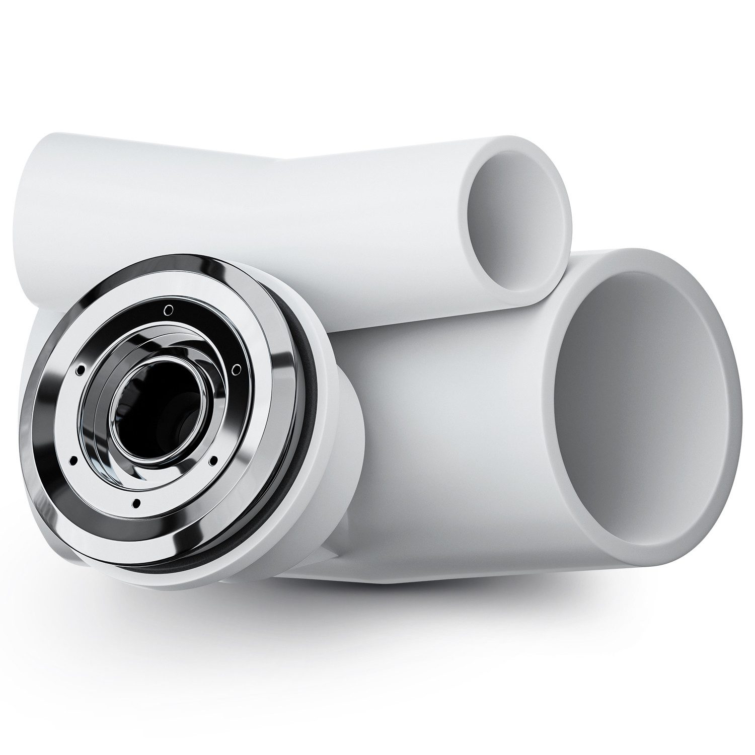 AQUADE Massagedüse Seitendüse Ø50mm, 1-St., Wasserdüse verchromt für Whirlpool, Jacuzzi