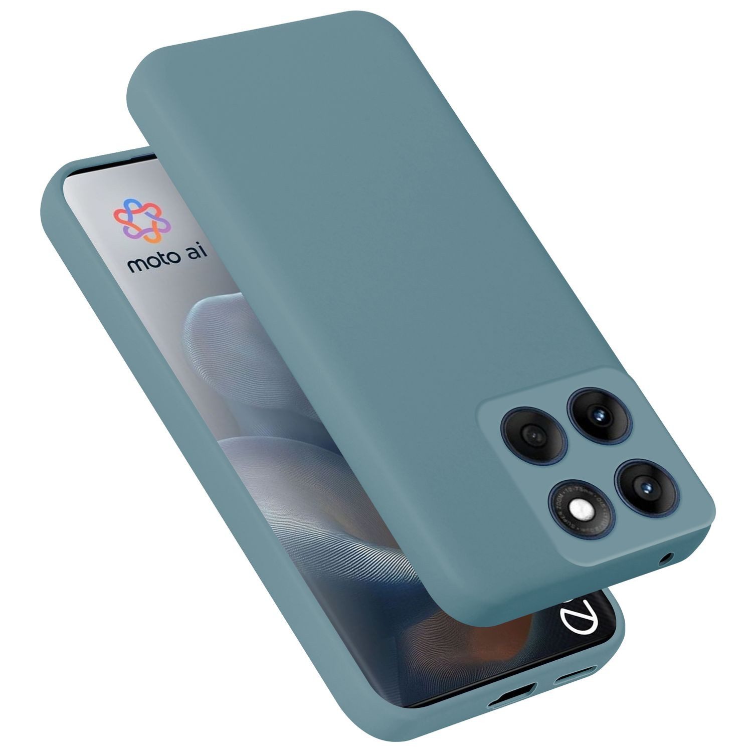 Cadorabo Handyhülle für Motorola Moto Edge 60 Fusion / Edge 60 Hülle Schutzhülle aus Motorola Moto Edge 60 Fusion / Edge 60, Hülle TPU Silikon Schutzhülle Flexible Handyhülle Cover Case