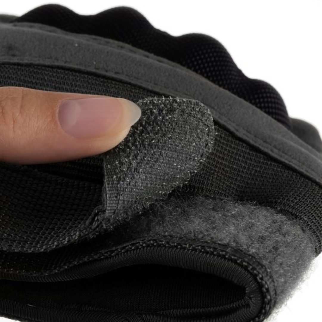 Trizand Multisporthandschuhe Taktische Sporthandschuhe Outdoor Handschuhe Survival Camping (1 Paar Taktische Handschuhe für vielseitige Anwendung, 2-St., Handschuhe XL/L, Schwarz/Khaki, stylisch und funktional) Touchscreen-kompatibel, verstellbar, rutschfest, modisches Design