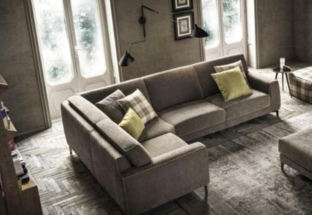 Ecksofa, Couchen Möbel Garnitur Eckcouch Couch Sofas JVmoebel Italienische Sofa Eck