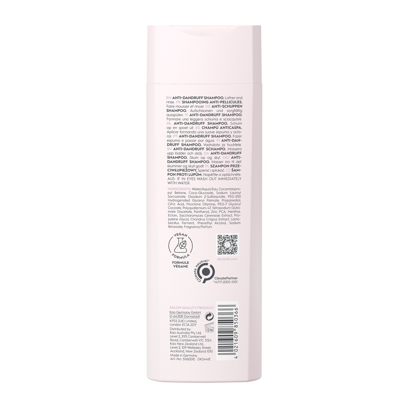 Kerasilk Haarshampoo Anti-Schuppen Shampoo, 1-tlg., vegan