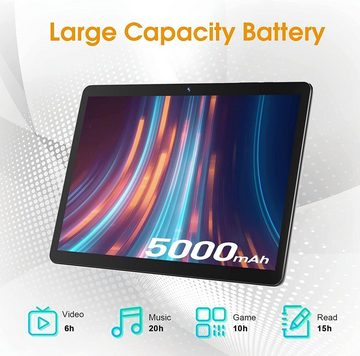 SGIN Tablet (10,1", 64 GB, Android 12, 2,4G+5G, Tablet, Android 12,IPS 800 x 1280 HD,Telekamera2MP+5 MP,Bluetooth 5.0)