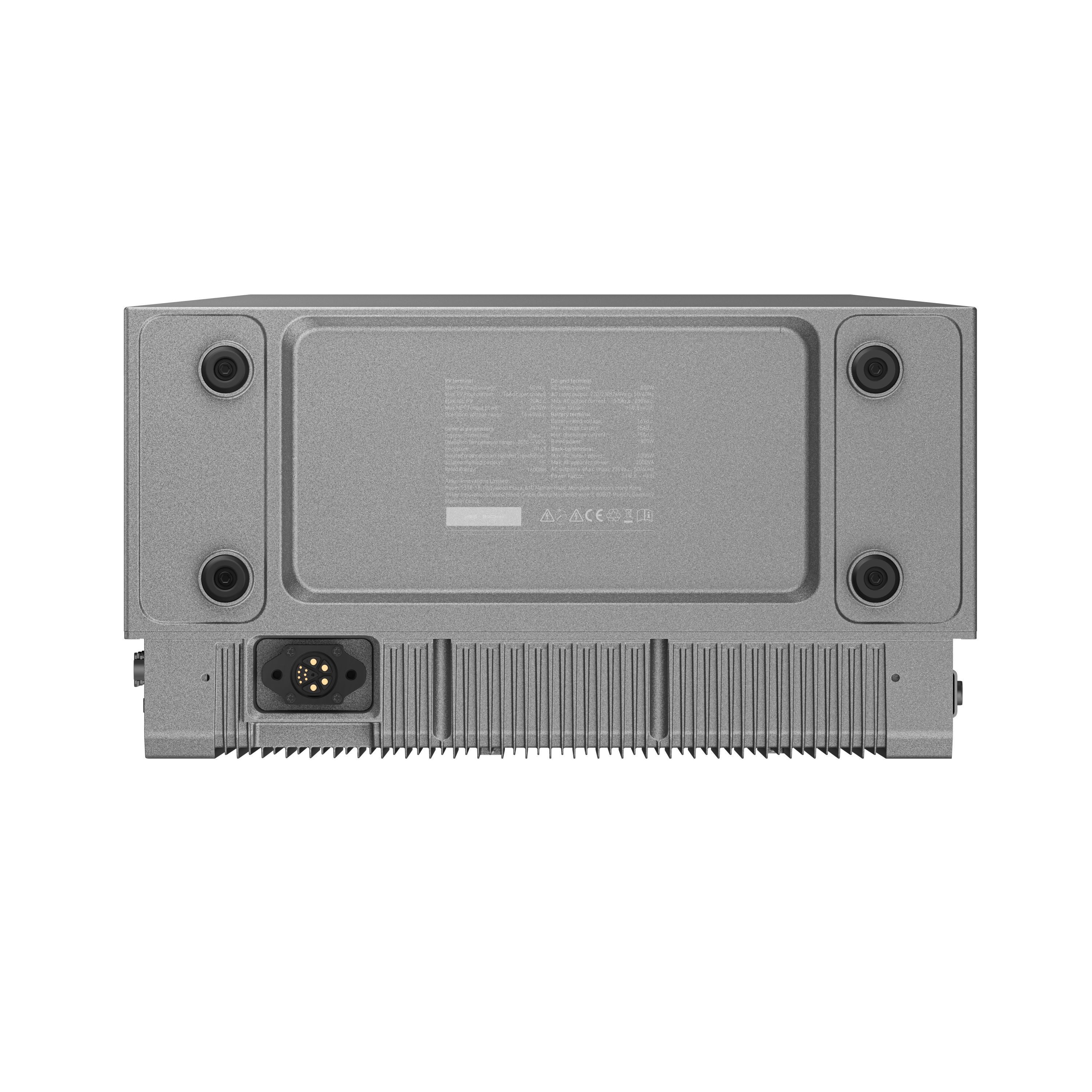 Anker Anker SOLIX Solarbank 2 E1600 Pro Stromspeicher (1 St), LiFePO4-Akku mit 6.000 Ladezyklen