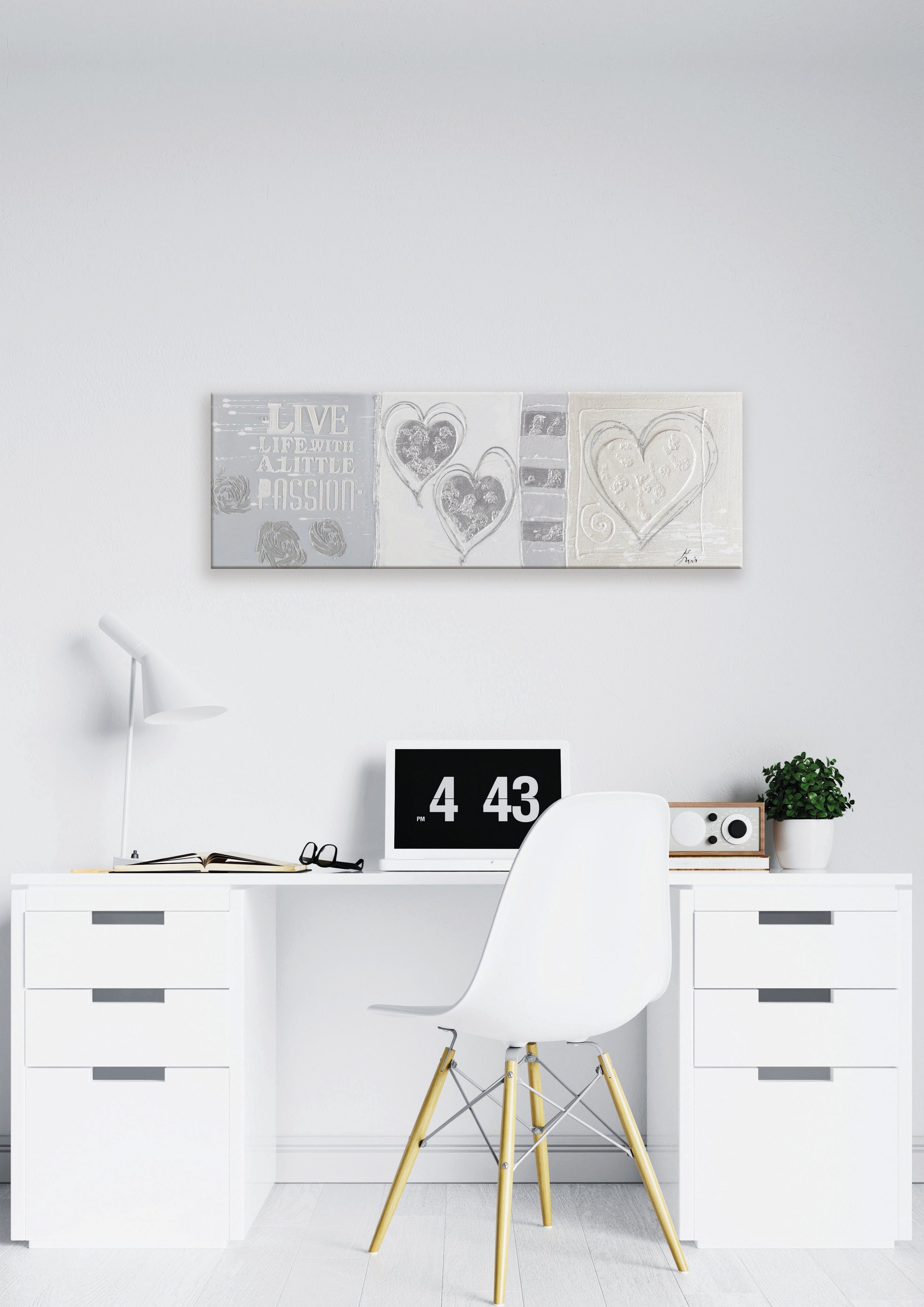 Bönninghoff Ölbild Ölgemälde, Herzmotiv, (1 St), handgefertigt günstig online kaufen