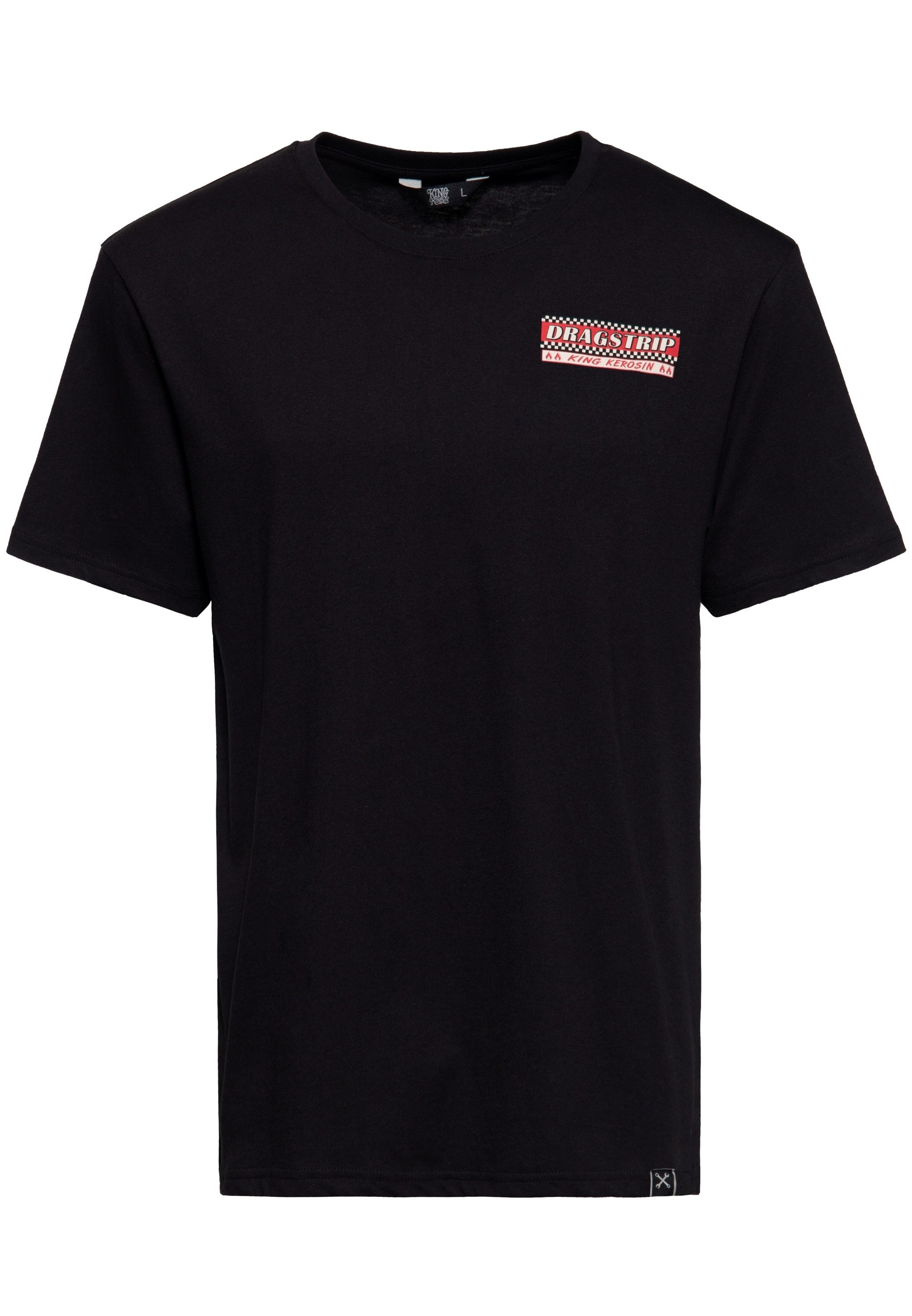 KingKerosin Print-Shirt Dragstrip (1-tlg) mit Rückenprint