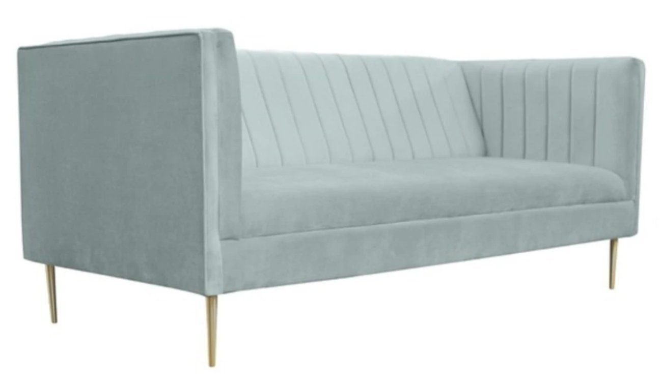 JVmoebel 3-Sitzer Dreisitzer Grüne Stoff Wohnzimmer Design Couchen Polster, Made in Europe | Einzelsofas