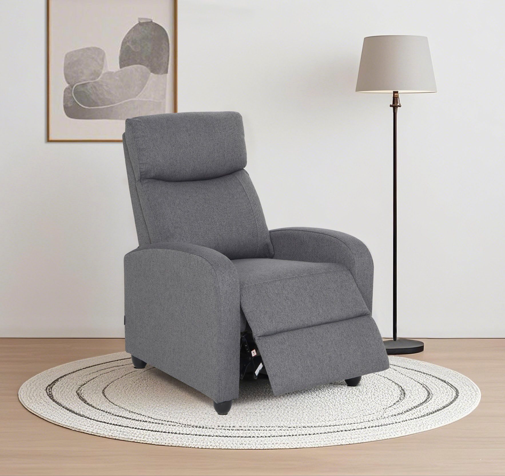 Home affaire Relaxsessel JULINOR, TV-Sessel, Ruhesessel mit Schlaffunktion, Webstoff, Liegesessel mit manueller Relaxfunktion
