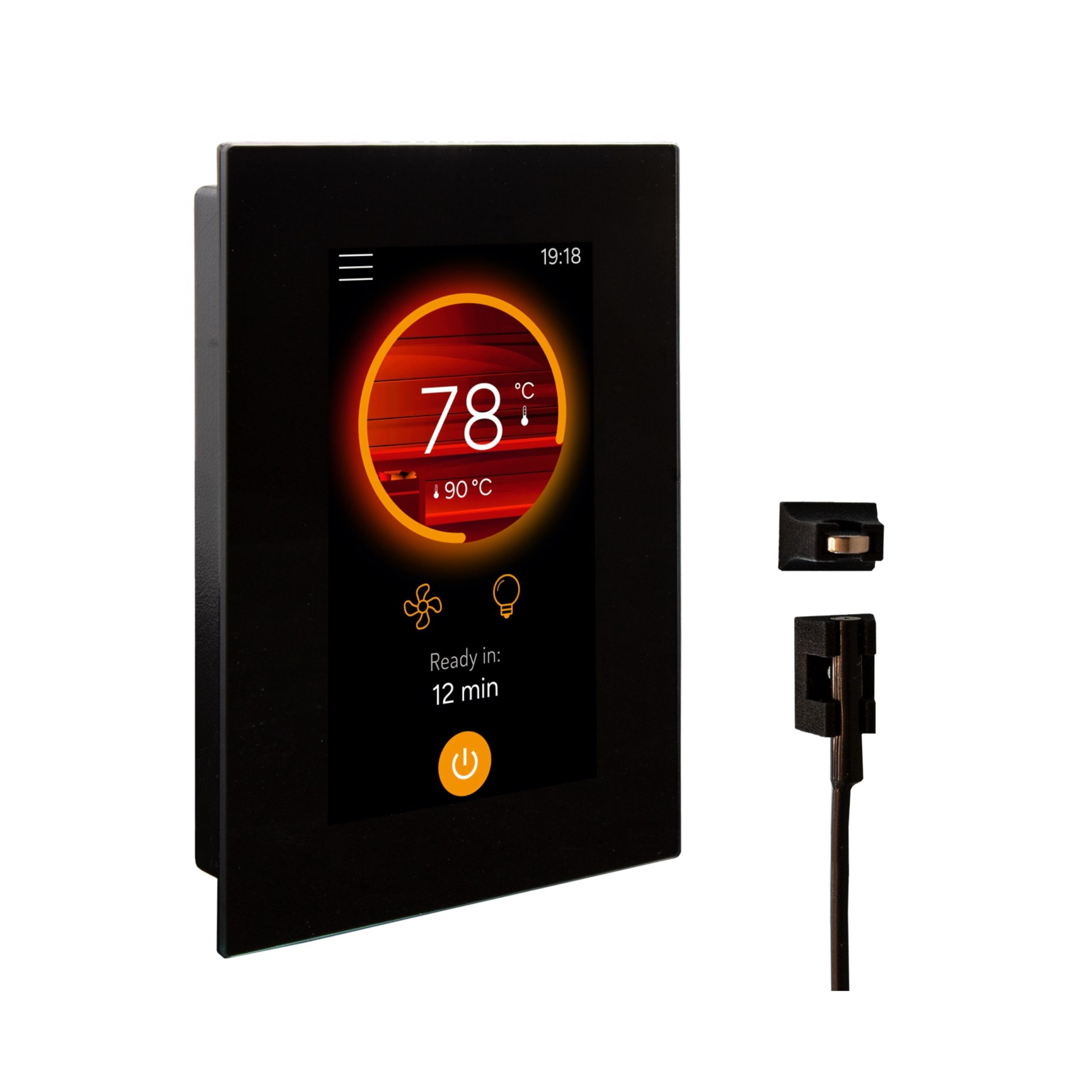 HARVIA Sauna-Steuergerät Harvia Fenix WiFi Control FX002XW Bedienteil mit Türsensor für