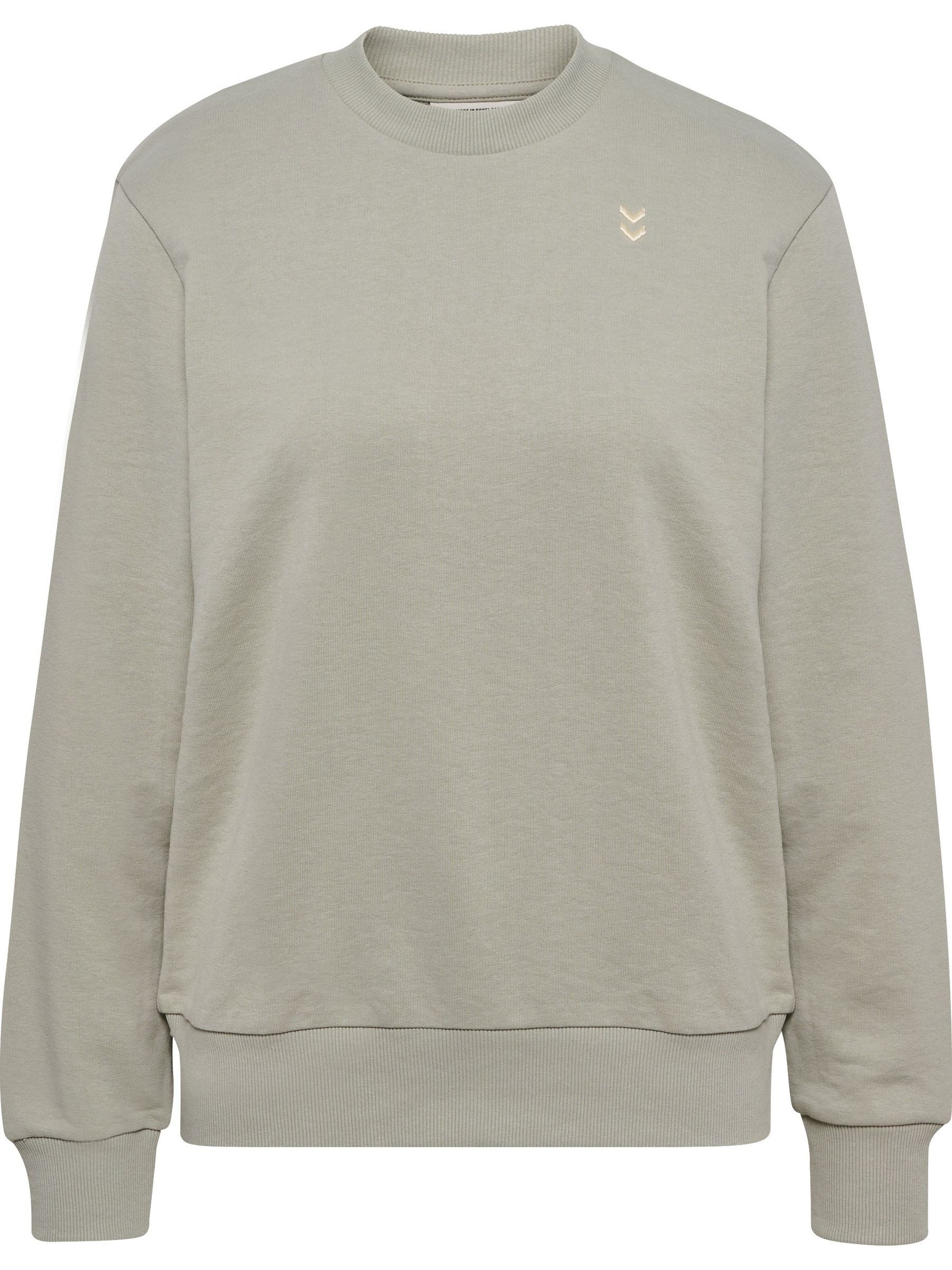 hummel Longpullover Rippbündchen und weiche Baumwollmischung (1-tlg) hmlPULSE W SWEAT CREWNECK