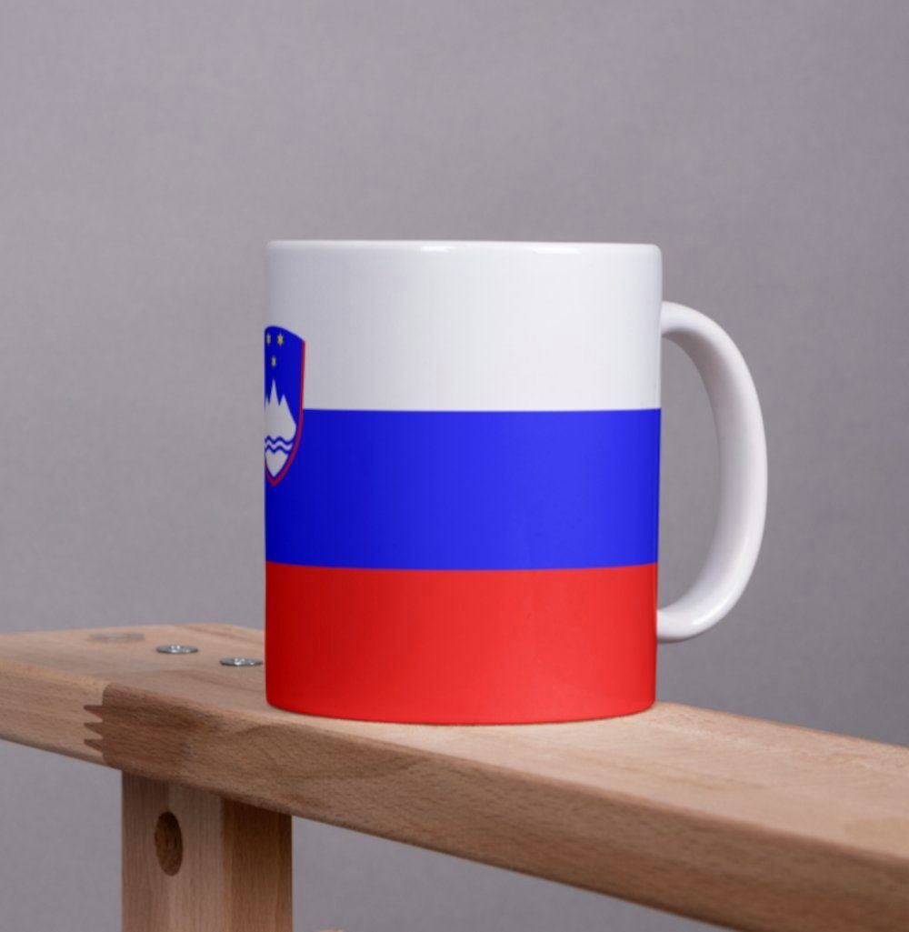 Kaffeetasse Tasse SLO Slowenien Flagge Becher Tasse Kaffee Tinisu Pot