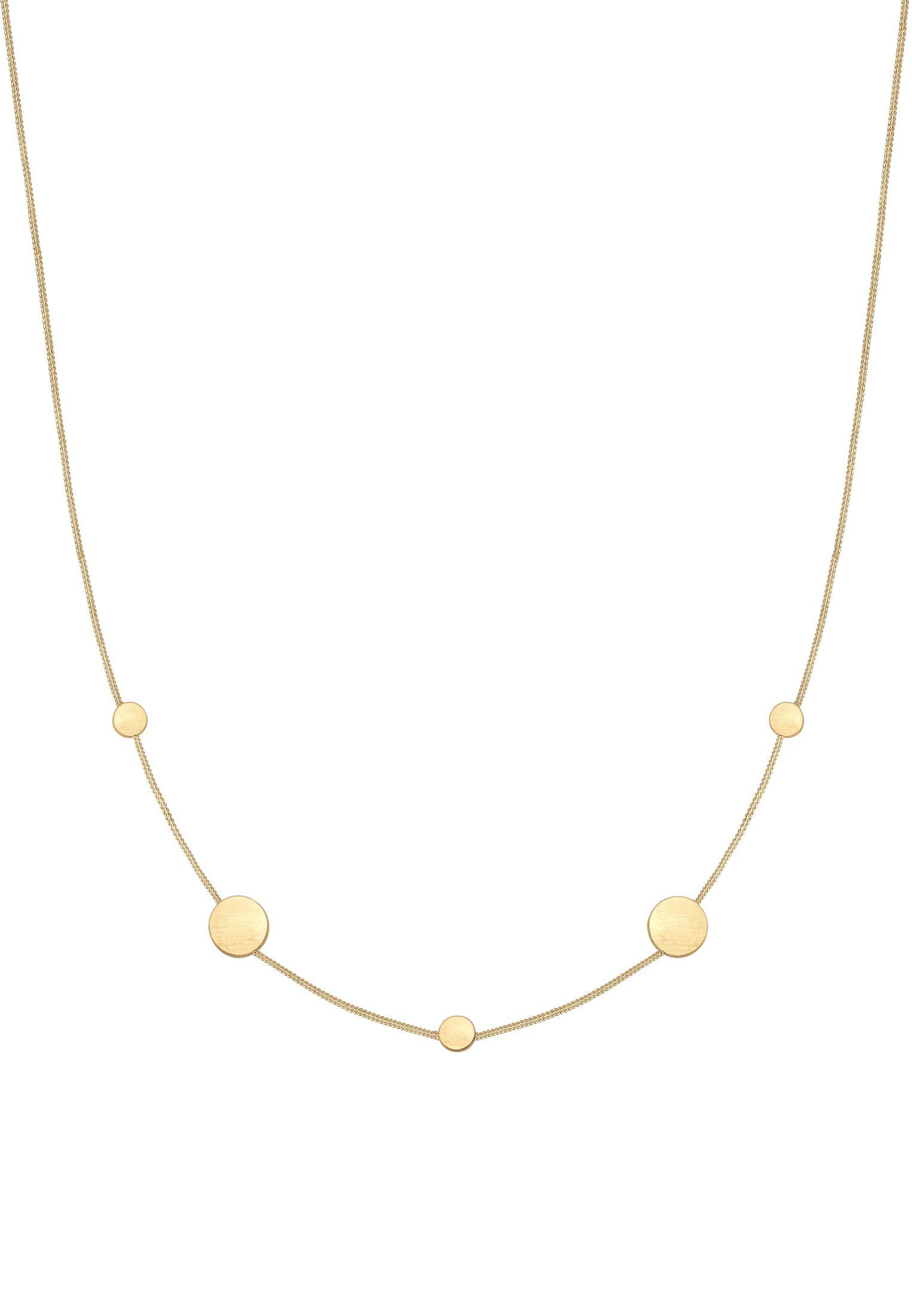 Elli Kette mit Anhänger Plättchen Matt günstig online kaufen