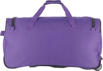 travelite Reisetasche Basics Fresh, 71 cm, lila, Duffle Bag Reisegepäck Sporttasche Reisebag mit Trolleyfunktion