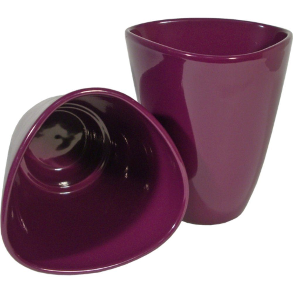 Heimwerkercenter Übertopf Pia Paloni - Orchideenvase Serie 406 ø14 cm dreieck, pflaume