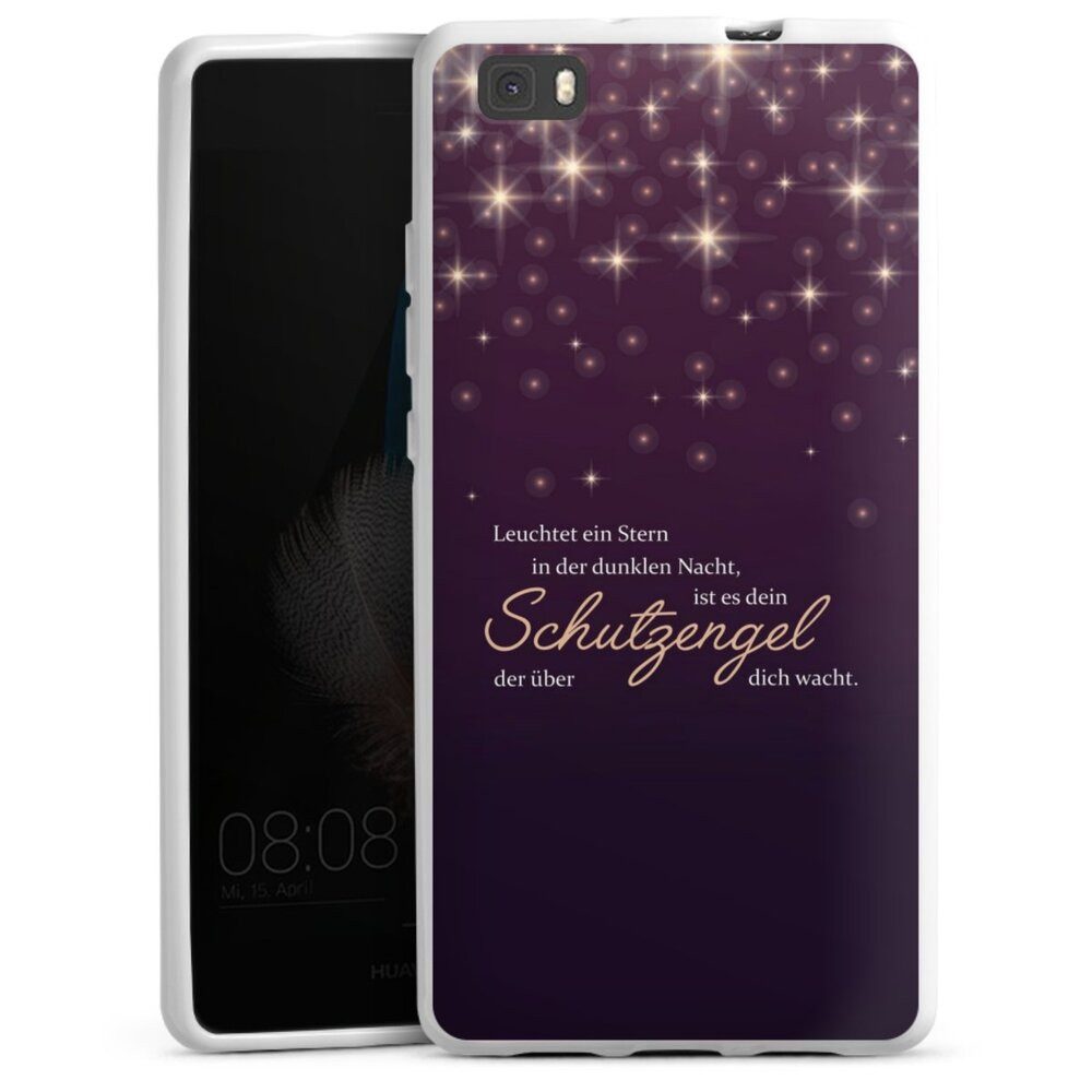 DeinDesign Handyhülle Schutzengel Sprüche Spruch Schutzengel, Huawei P8