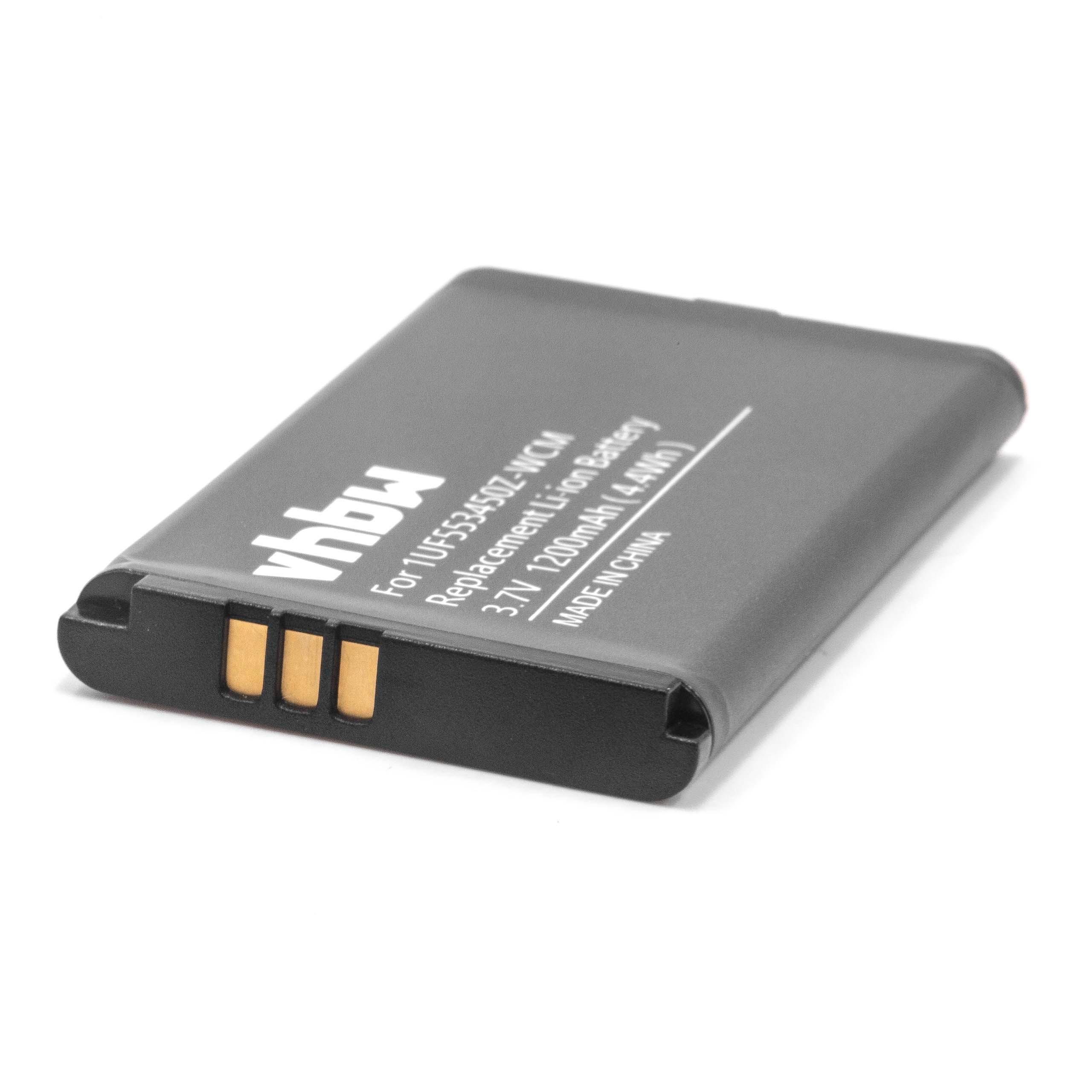 vhbw Akku passend für Bamboo CTH-470K-DE, CTH-470K-ES, CTH-470K-EN, Tablet-Akku Akku Li-Ion 1200 mAh (3,7 V, 1 St), Leistungsfähiger Austausch-Akku für Ihren Tablet-Computer