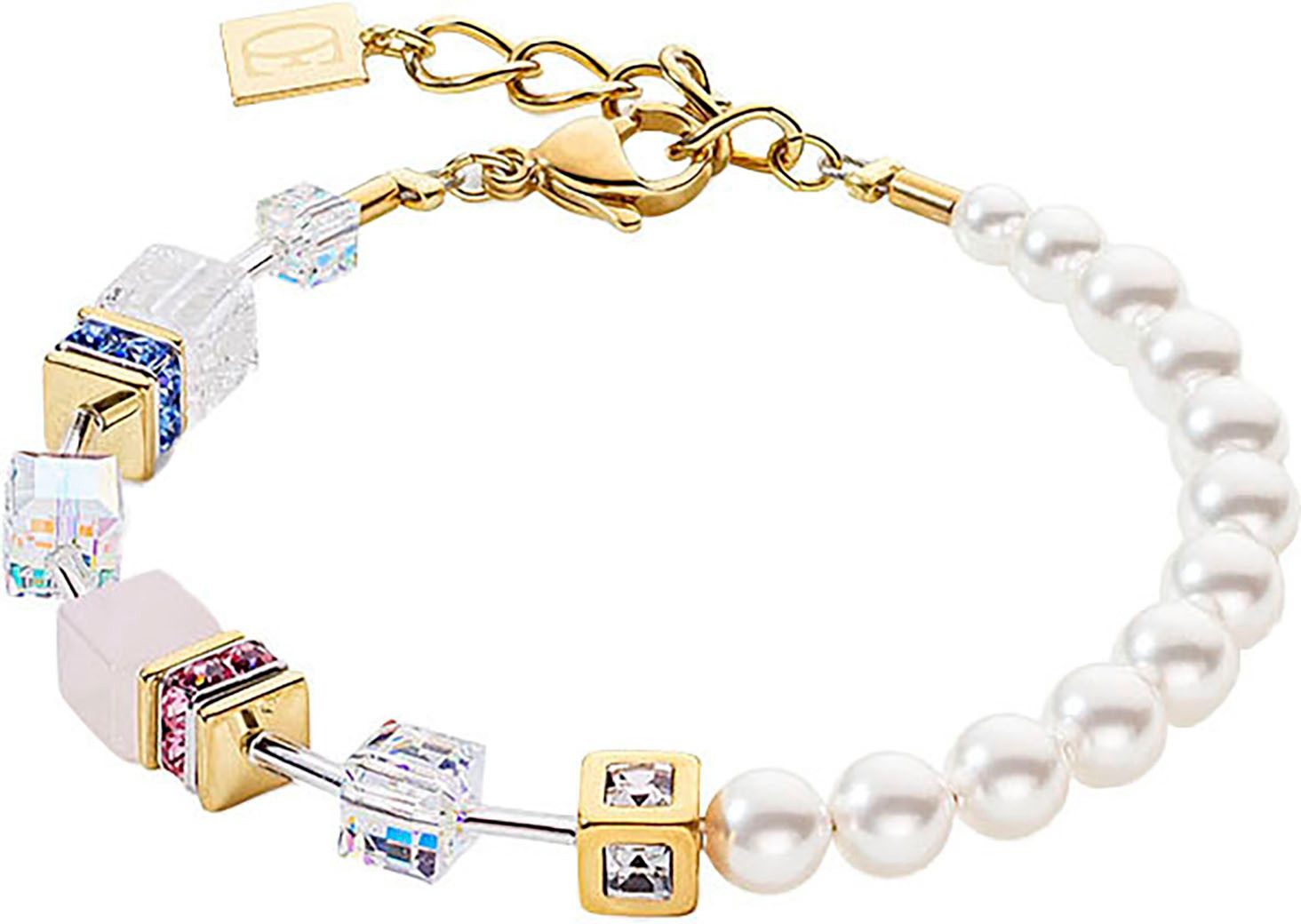COEUR DE LION Armband Schmuck Edelstahl GeoCUBE® Precious Fusion Pearls Wür günstig online kaufen