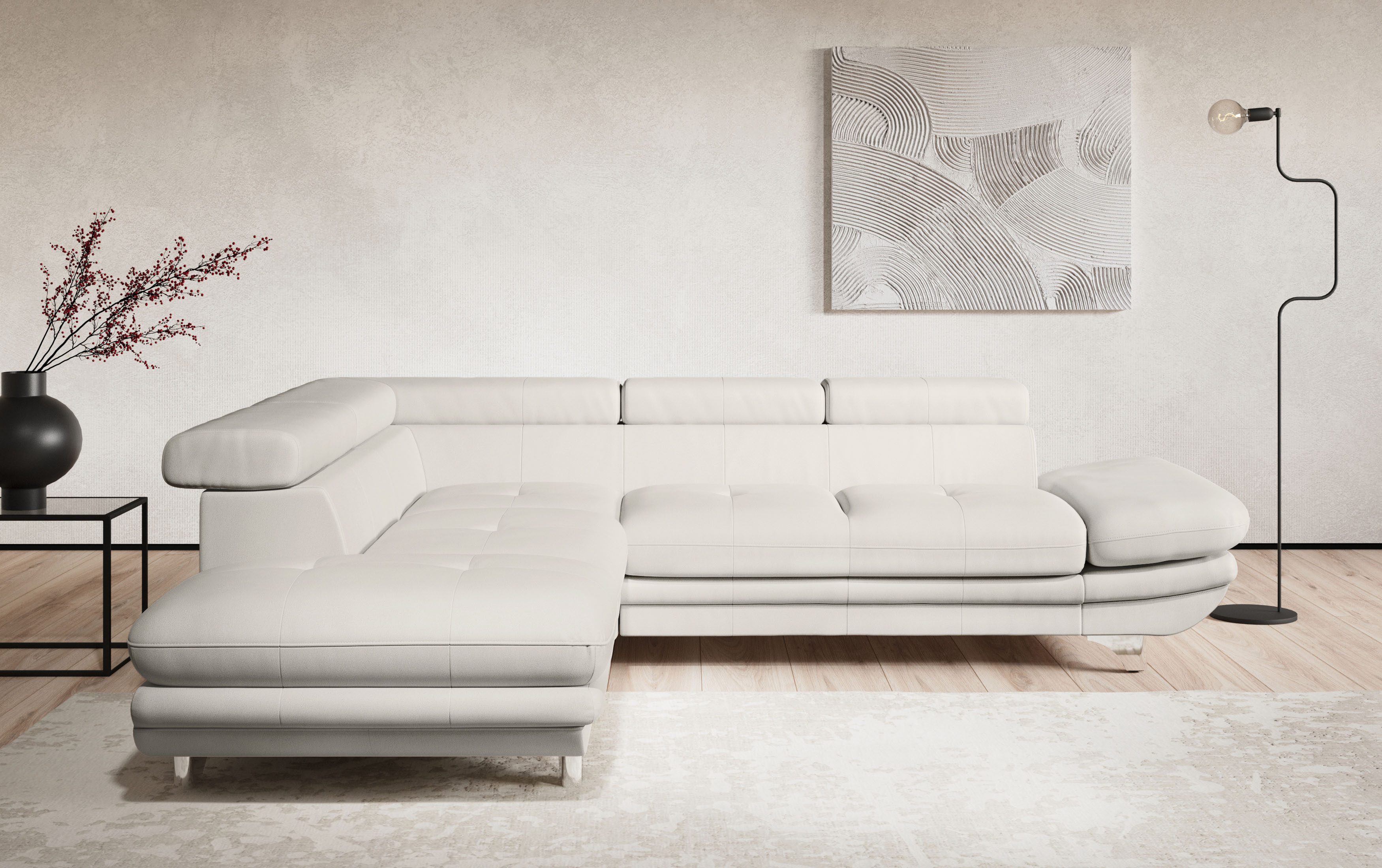 COTTA Ecksofa Enterprise L-Form, mit Arm- günstig online kaufen